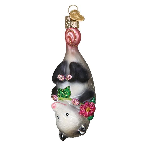 Blossom Opossum Ornament 1.5x2x4.25 in - Image 5