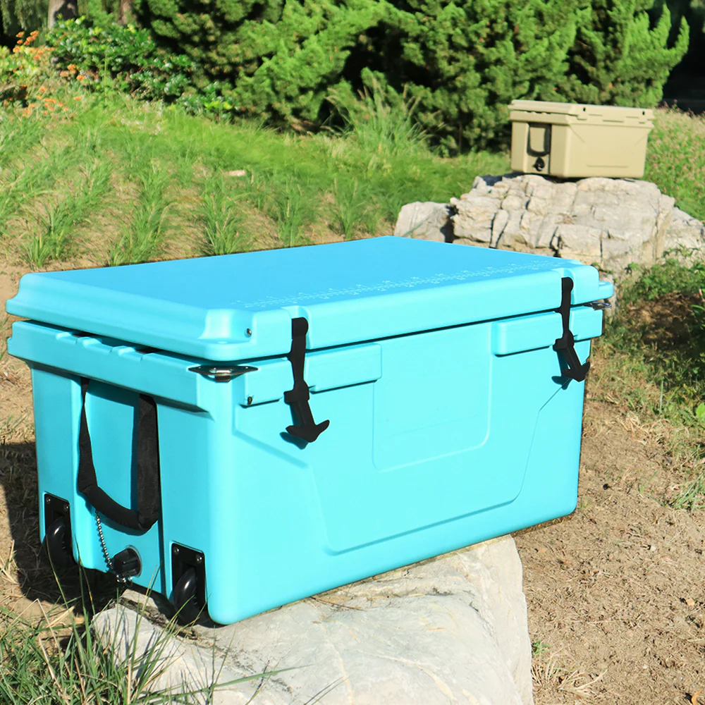Blue 65QT Outdoor Cooler Ice Chest - Image 11