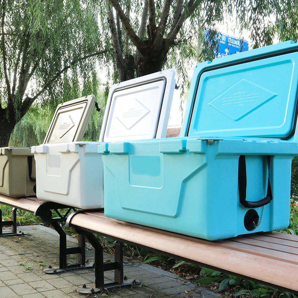 Blue 65QT Outdoor Cooler Ice Chest - Image 16
