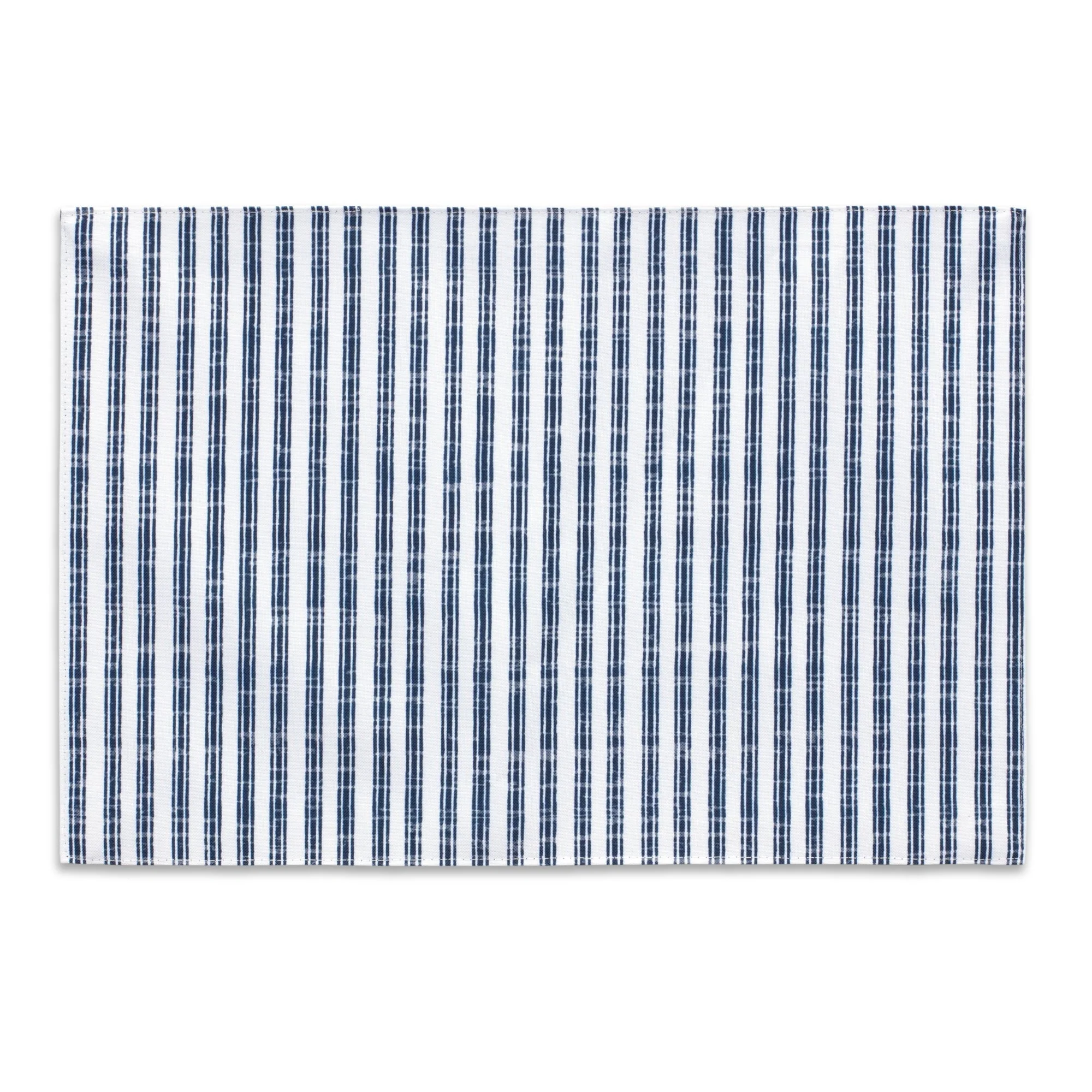 Blue and White Striped Dining Placemat (Set of 4) - Image 2