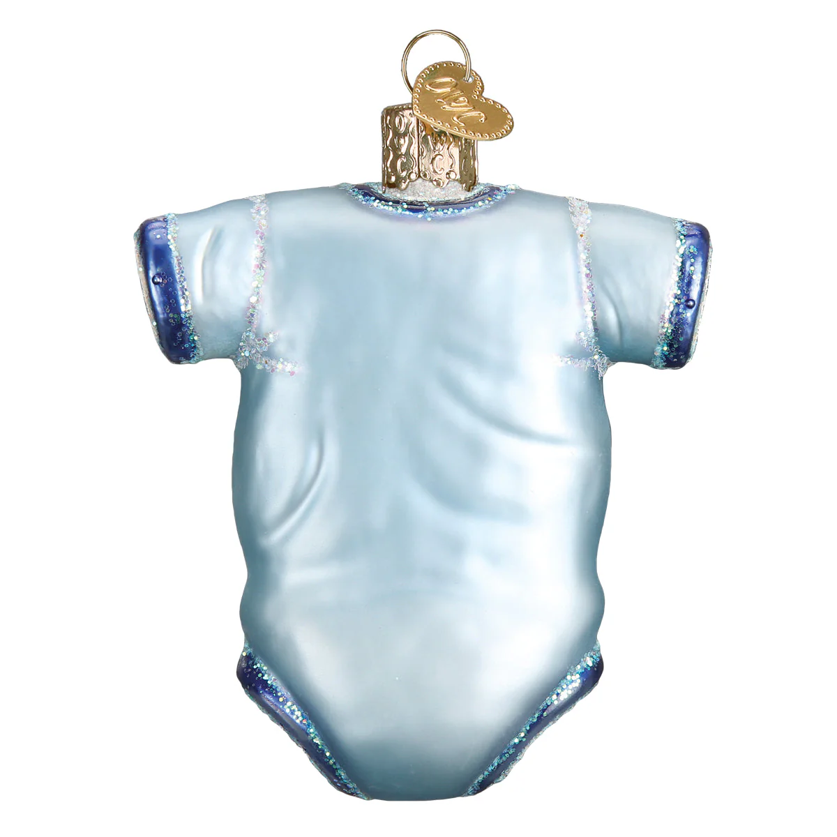 Blue Baby Onesie Ornament - Image 3