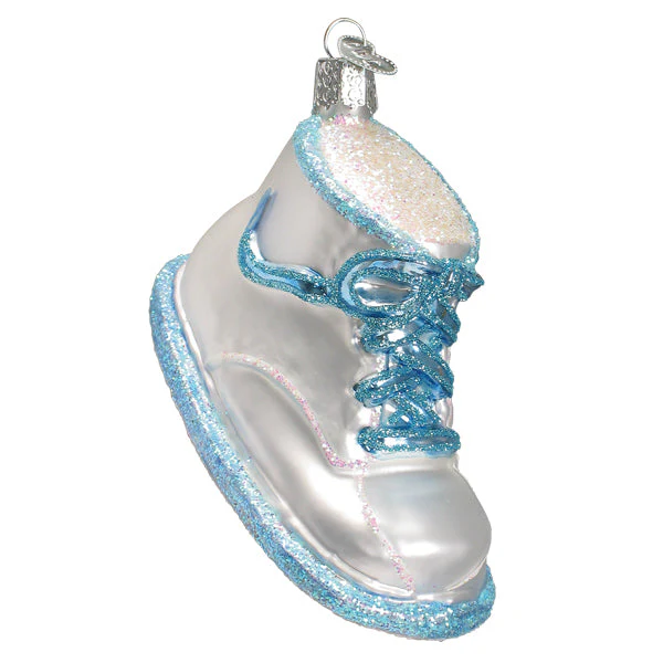 Blue Baby Shoe Ornament - Image 3
