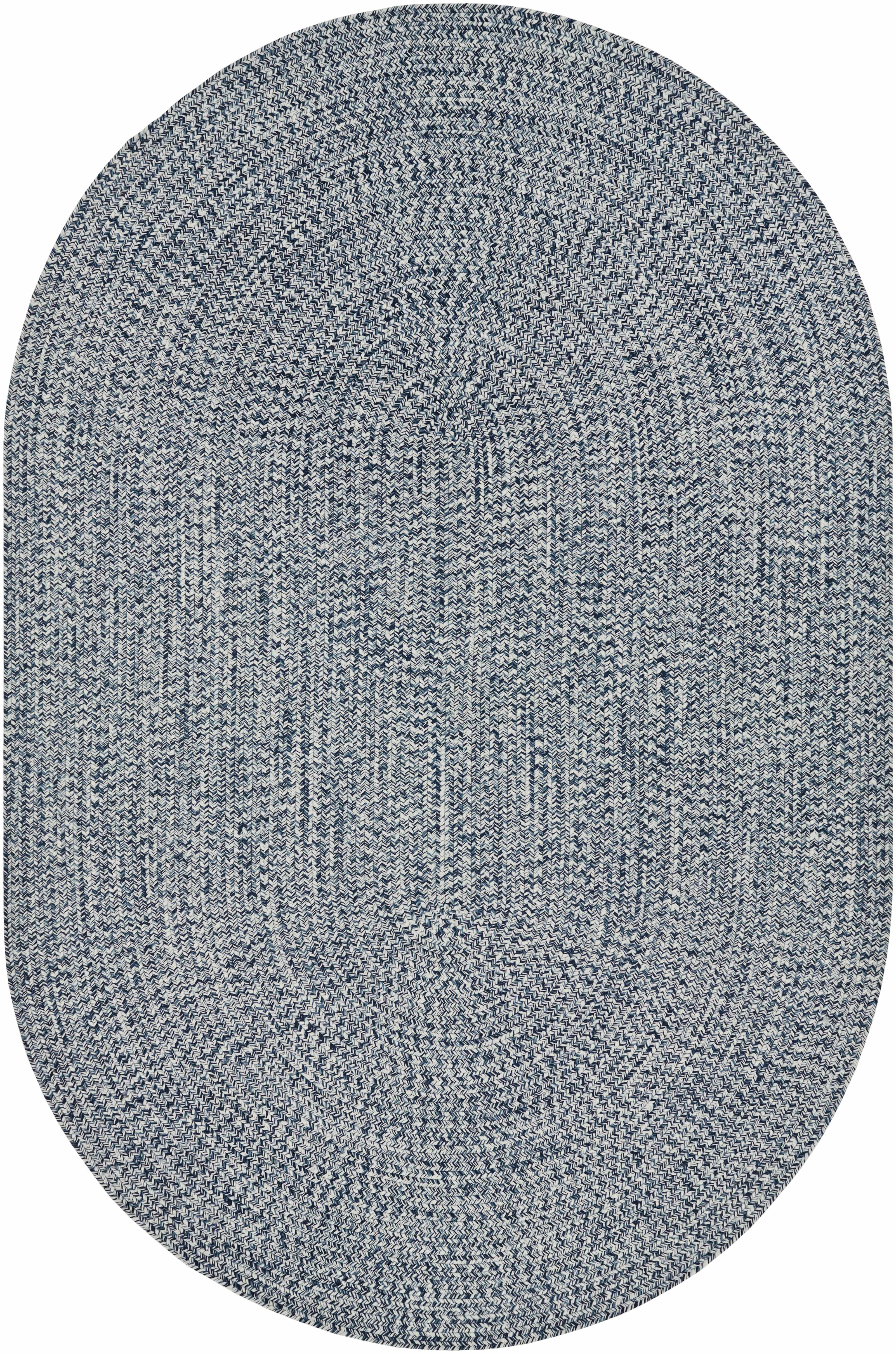 Blue Braided Faux Jute Rug - Image 10