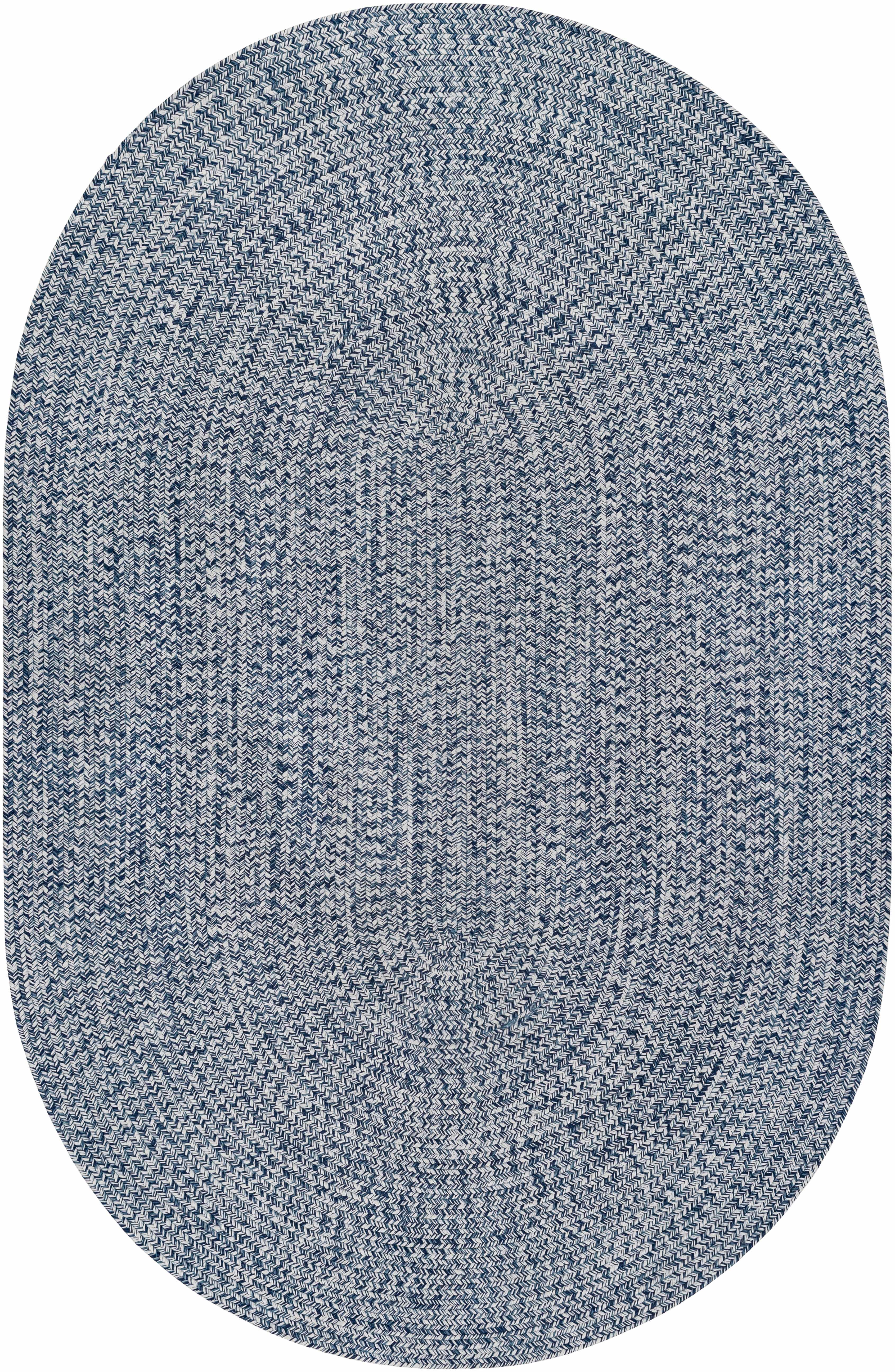 Blue Braided Faux Jute Rug - Image 13