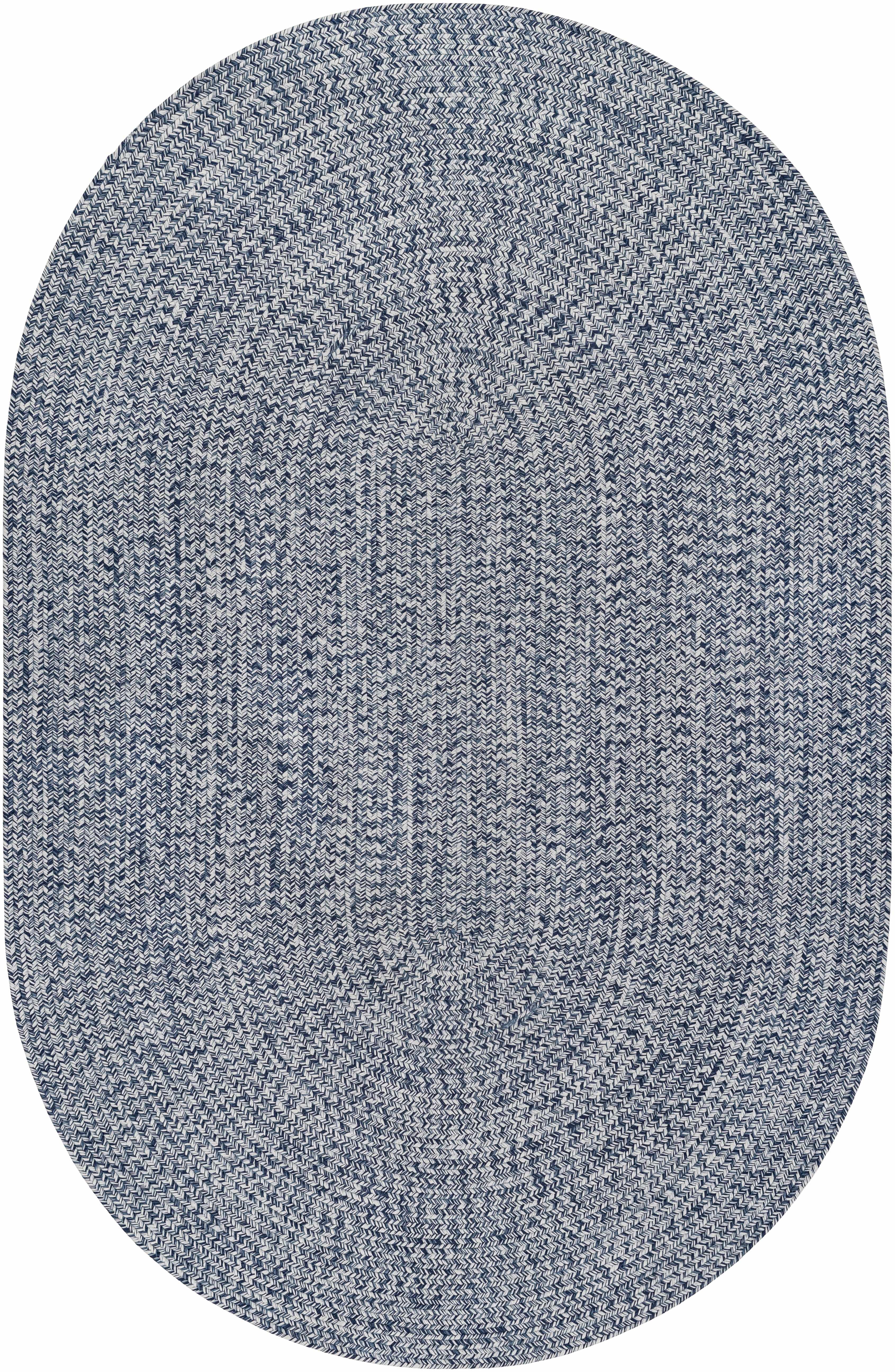 Blue Braided Faux Jute Rug - Image 16