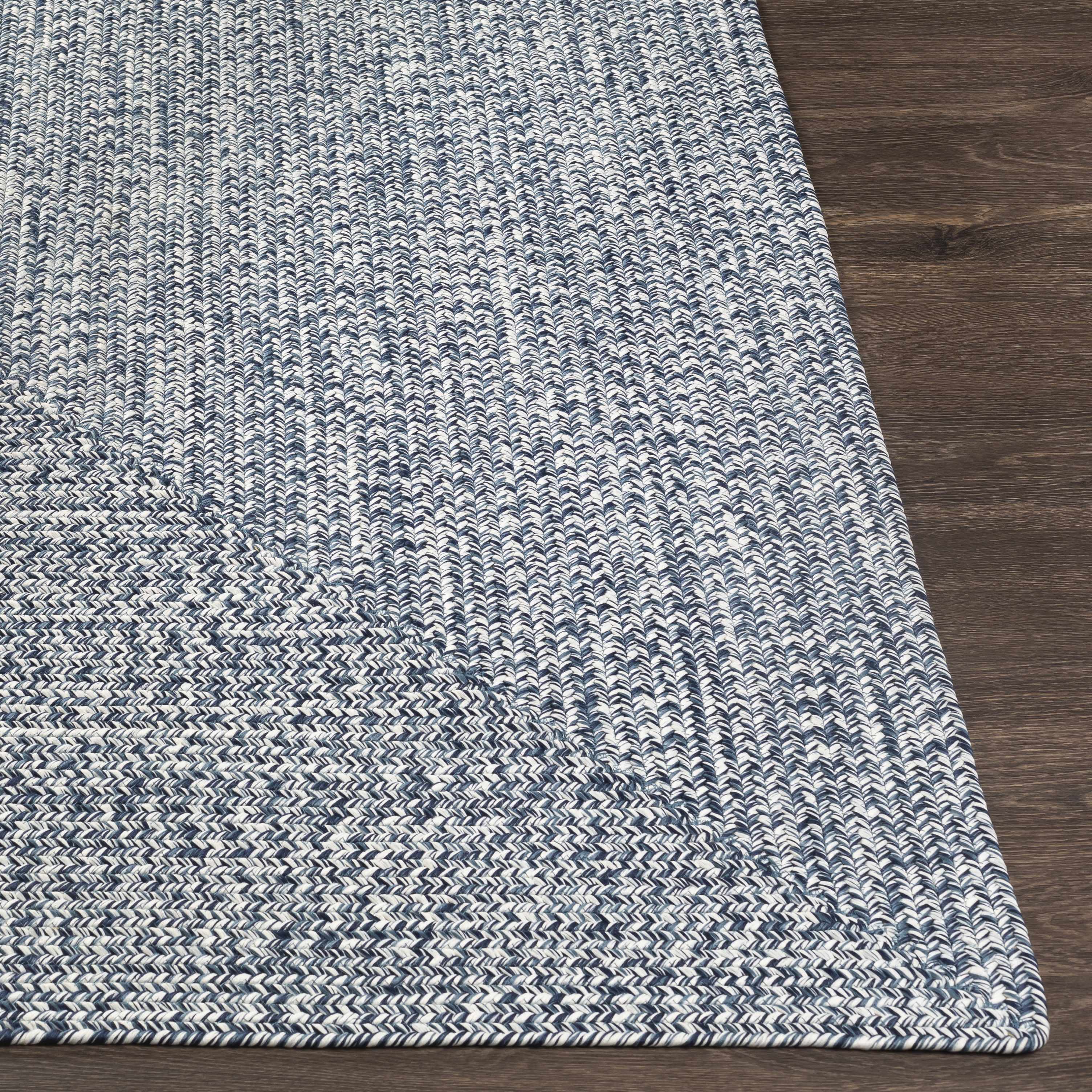Blue Braided Faux Jute Rug - Image 6