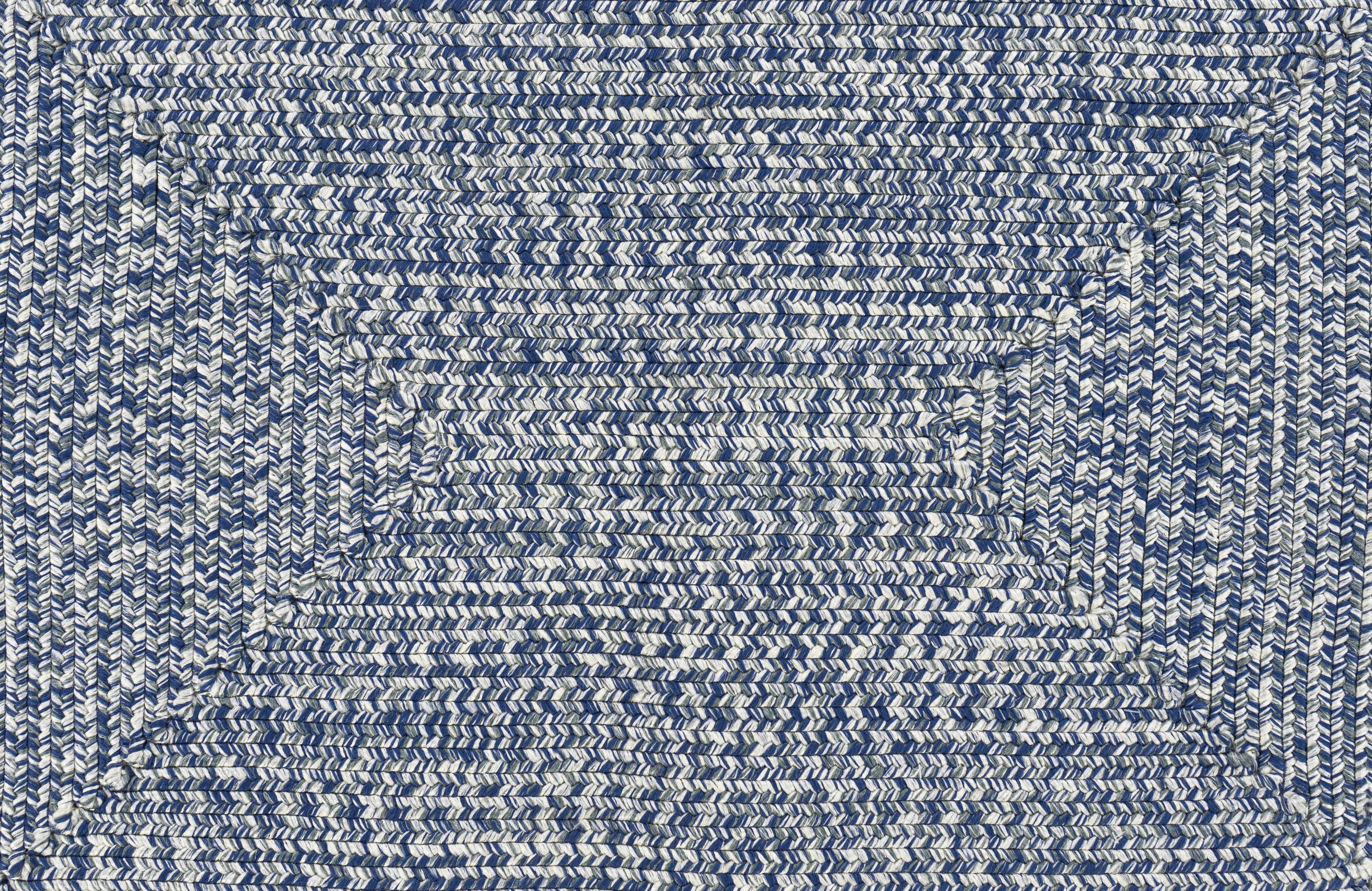 Blue Braided Faux Jute Rug - Image 8