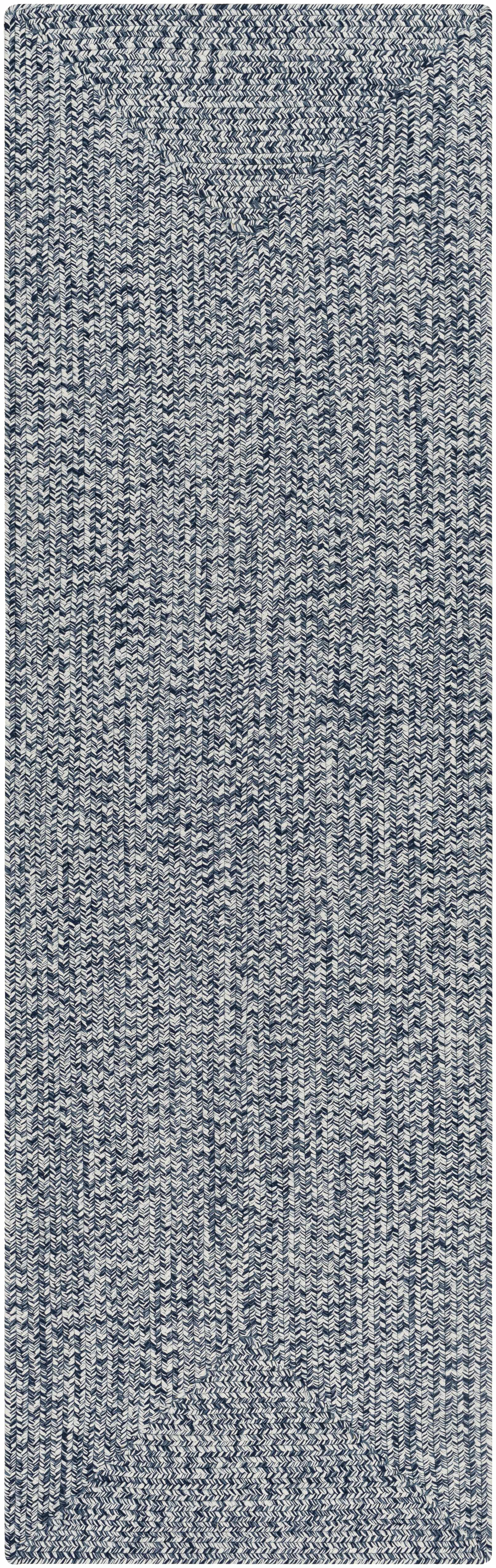 Blue Braided Faux Jute Rug - Image 9