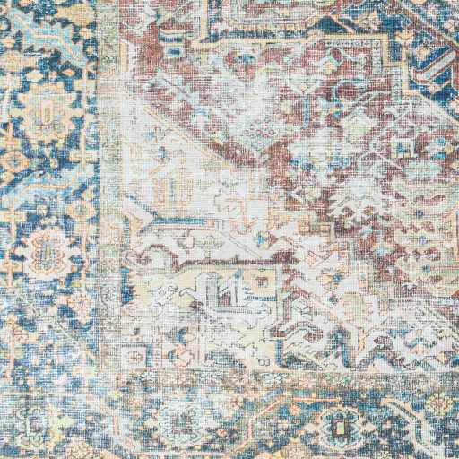 Blue Catigpian Distressed Washable Area Rug - Clearance - Image 7