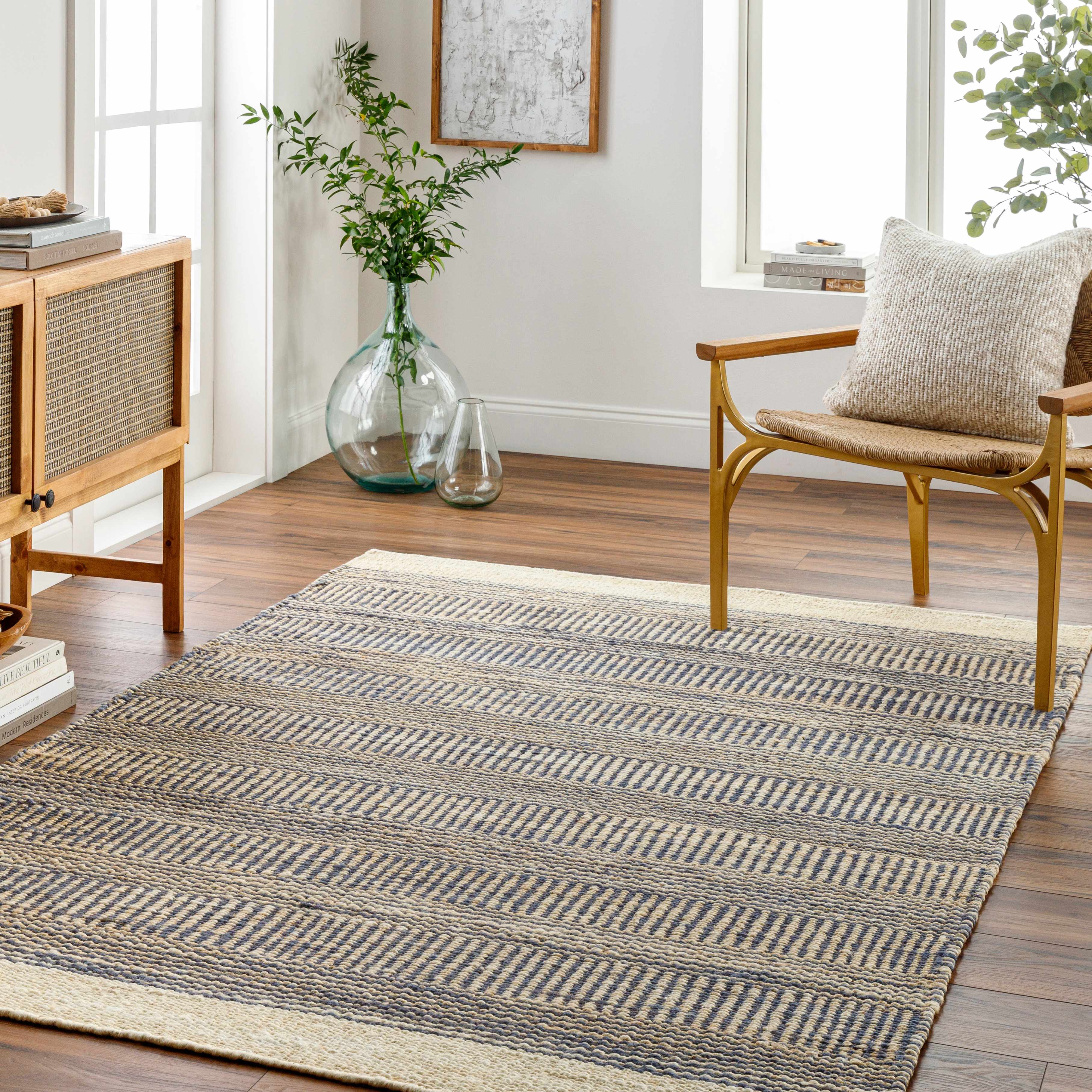 Blue Elle Area Rug - Clearance - Image 2