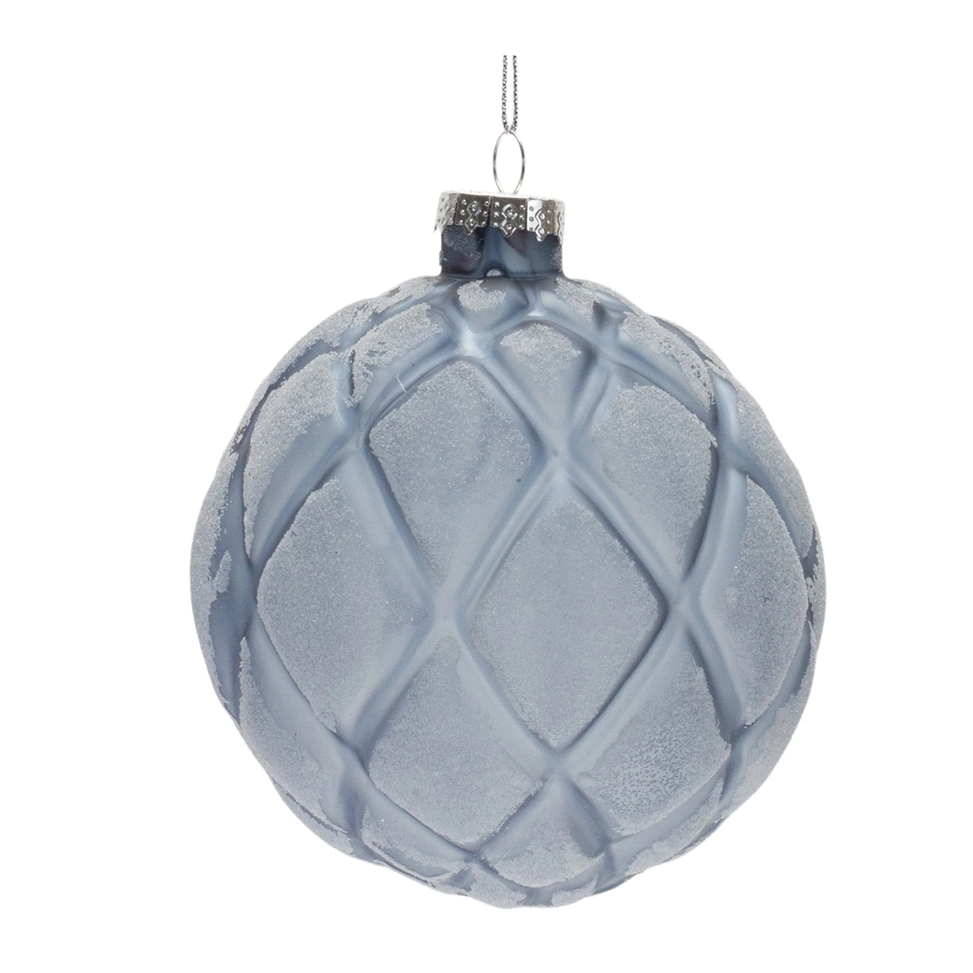 Frosted Glass Ball Ornament (Set of 6) - Image 4