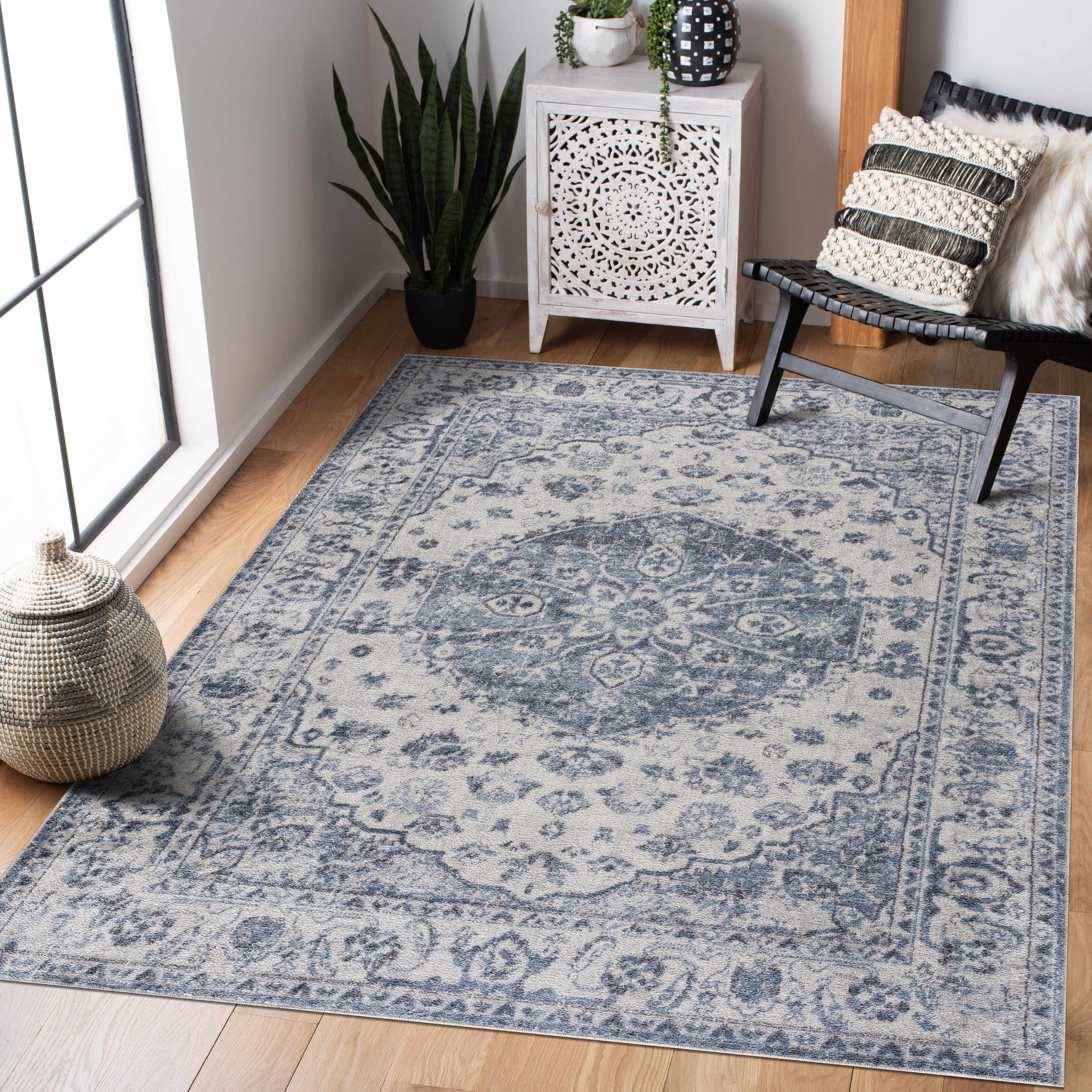 Blue Hiti Washable area rug - Clearance - Image 3