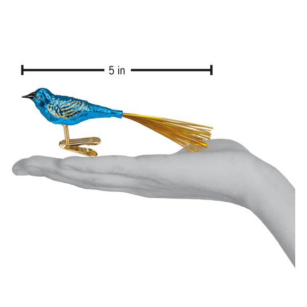 Blue Lovebird Ornament - Image 4