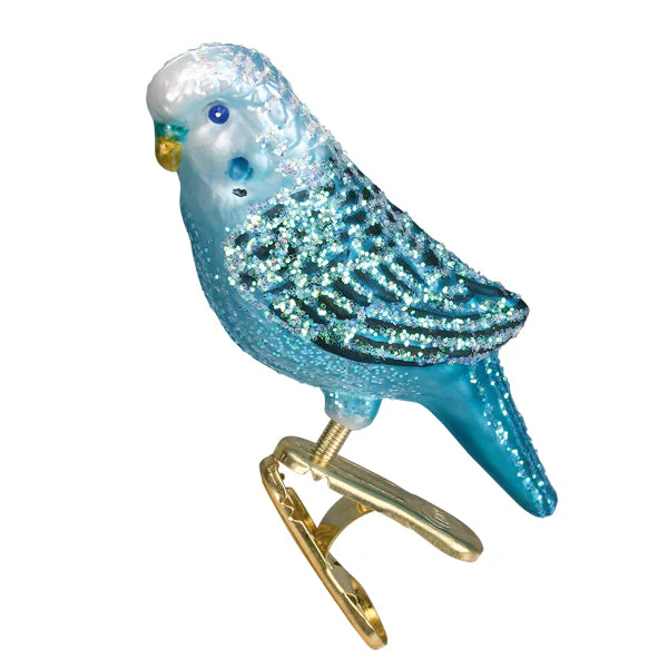 Blue Miniature Parakeet Ornament - Image 2