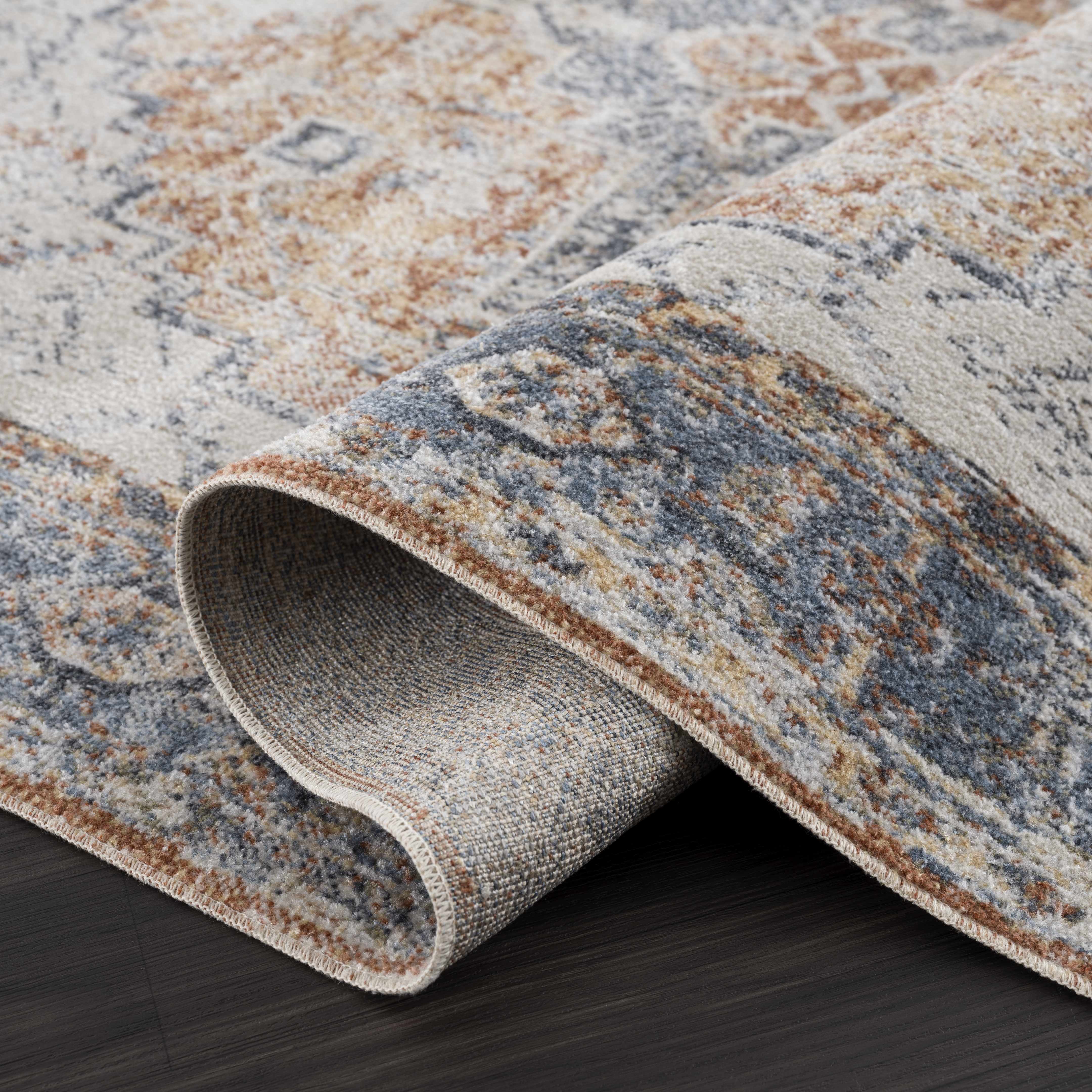 Blue Orange Hera Washable area rug - Clearance - Image 6