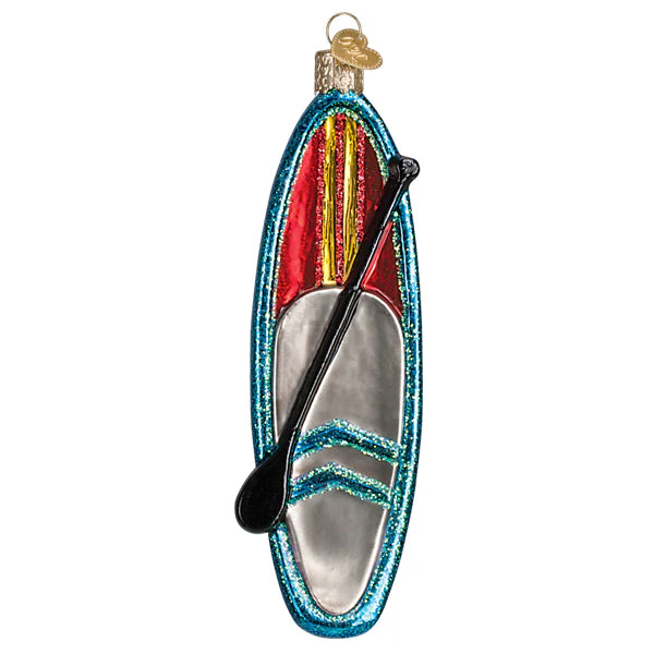 Blue Stand Up Paddle Board Ornament - Image 3
