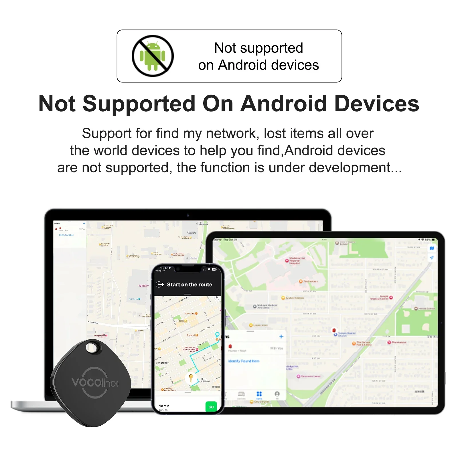 Bluetooth Key Finder Smart Tag Tracker for Keys Wallet Car Find My iOS - Image 4