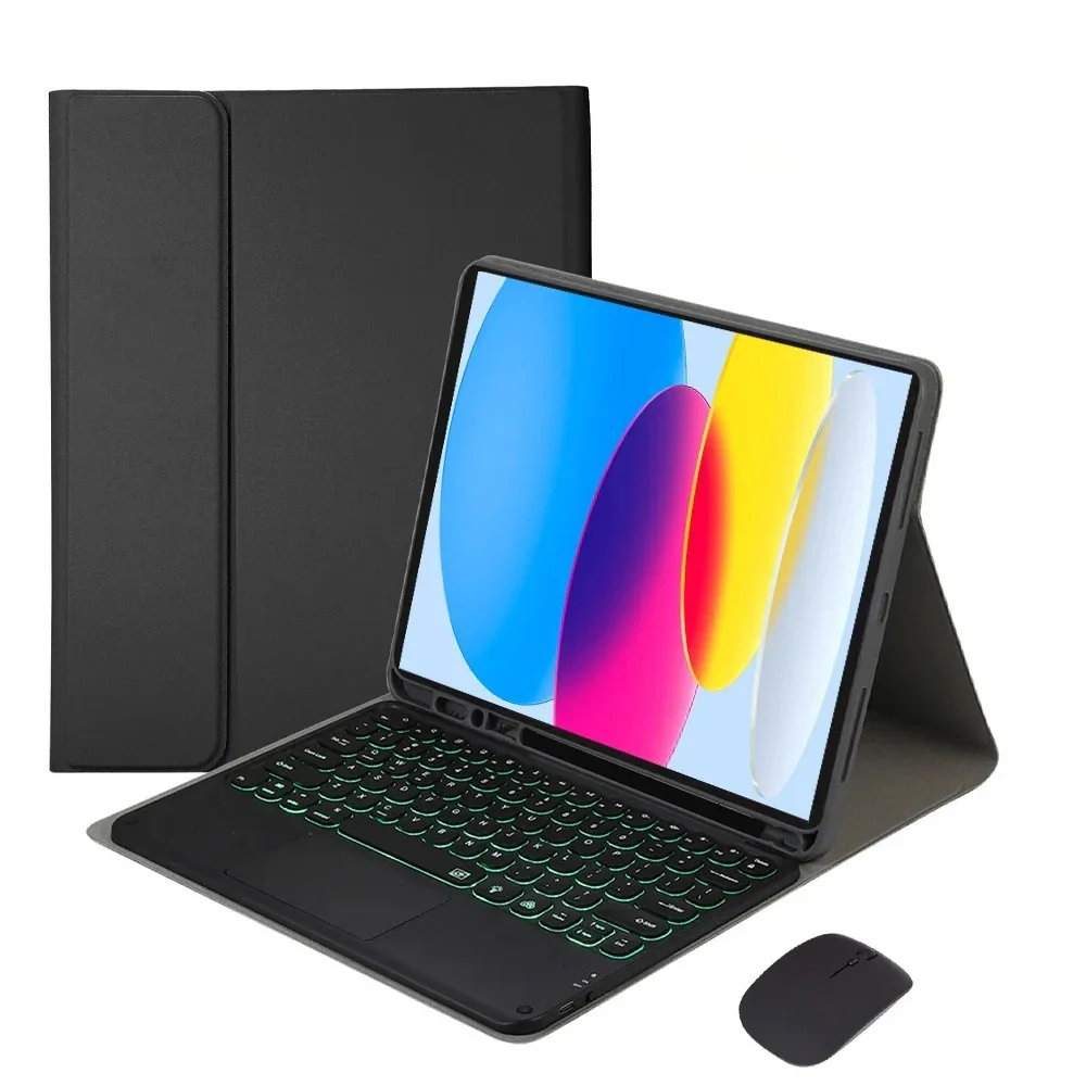 Bluetooth Keyboard Case for 11 Inch Tablet 2025 Touchpad Wireless Cover - Image 16