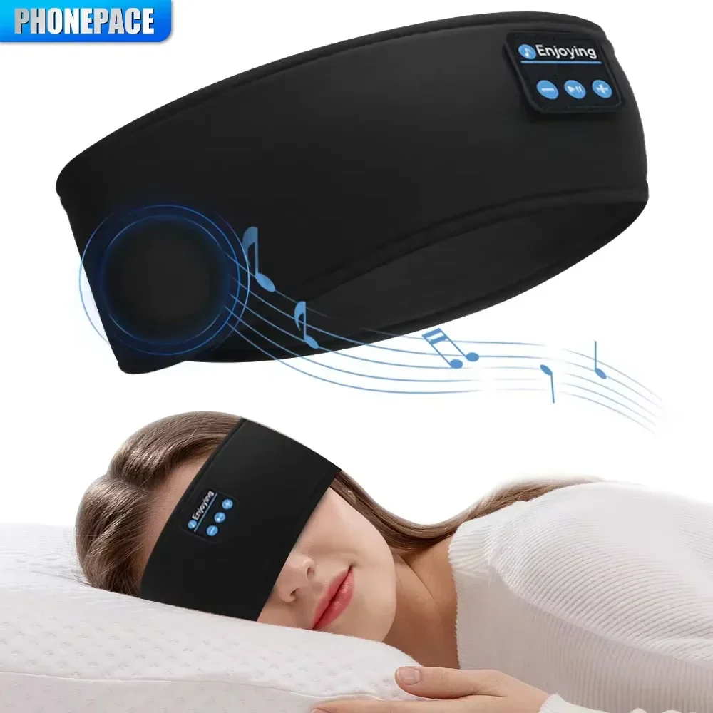 Bluetooth Sleep Headband Wireless Headphones Music Eye Mask Sports Sleeping - Image 3
