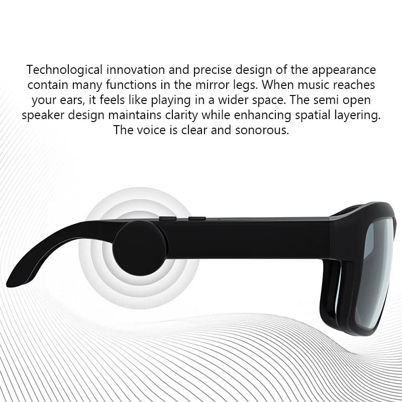 Bluetooth Smart Glasses Wireless Sunglasses HiFi Audio Call Music Sports - Image 6