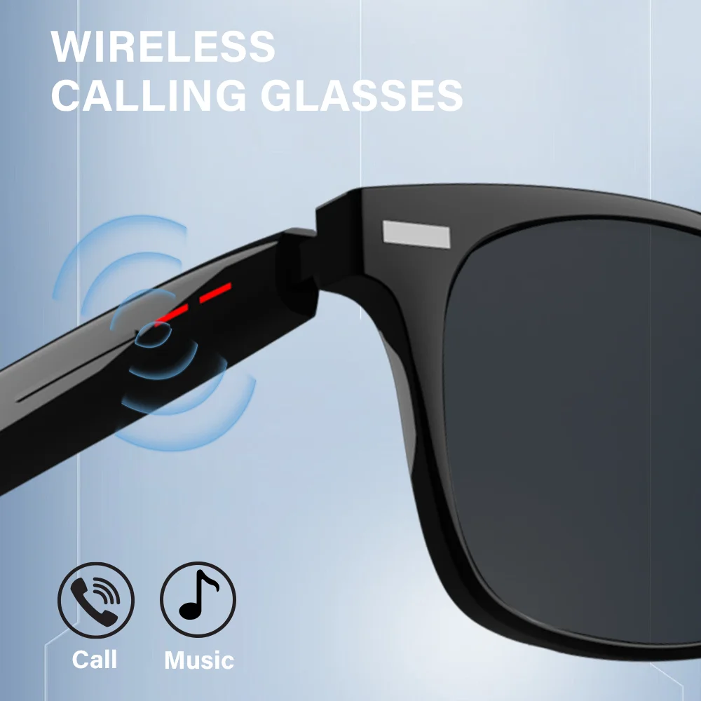 Bluetooth Smart Glasses Wireless Sunglasses Music Call TWS Audio Eyewear - Image 3