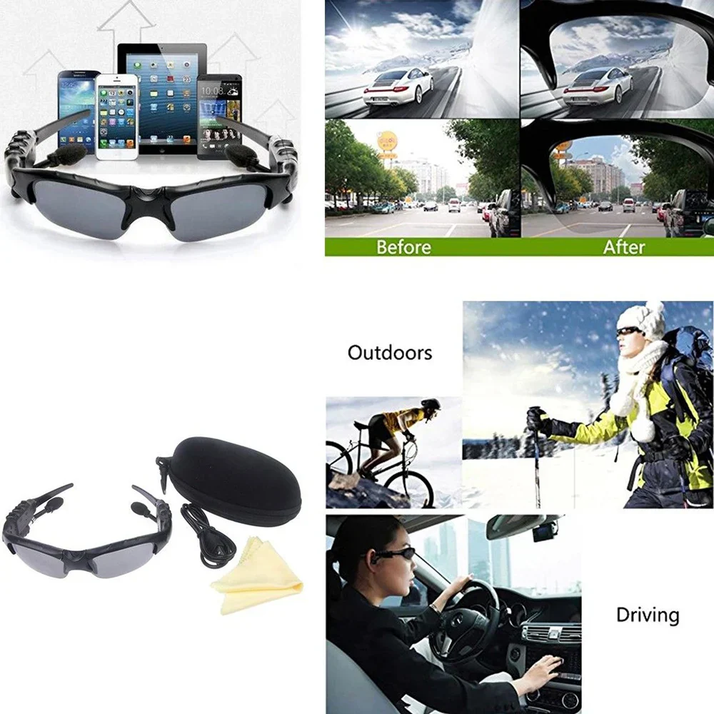 Bluetooth Smart Sunglasses – Wireless Stereo Headset with Polarized UV Protection - Image 6