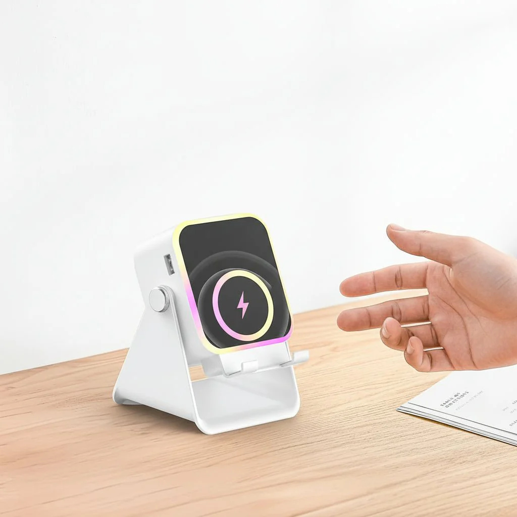 Bluetooth Speaker Phone Stand with Induction Sound Wireless Audio Dock - Image 5