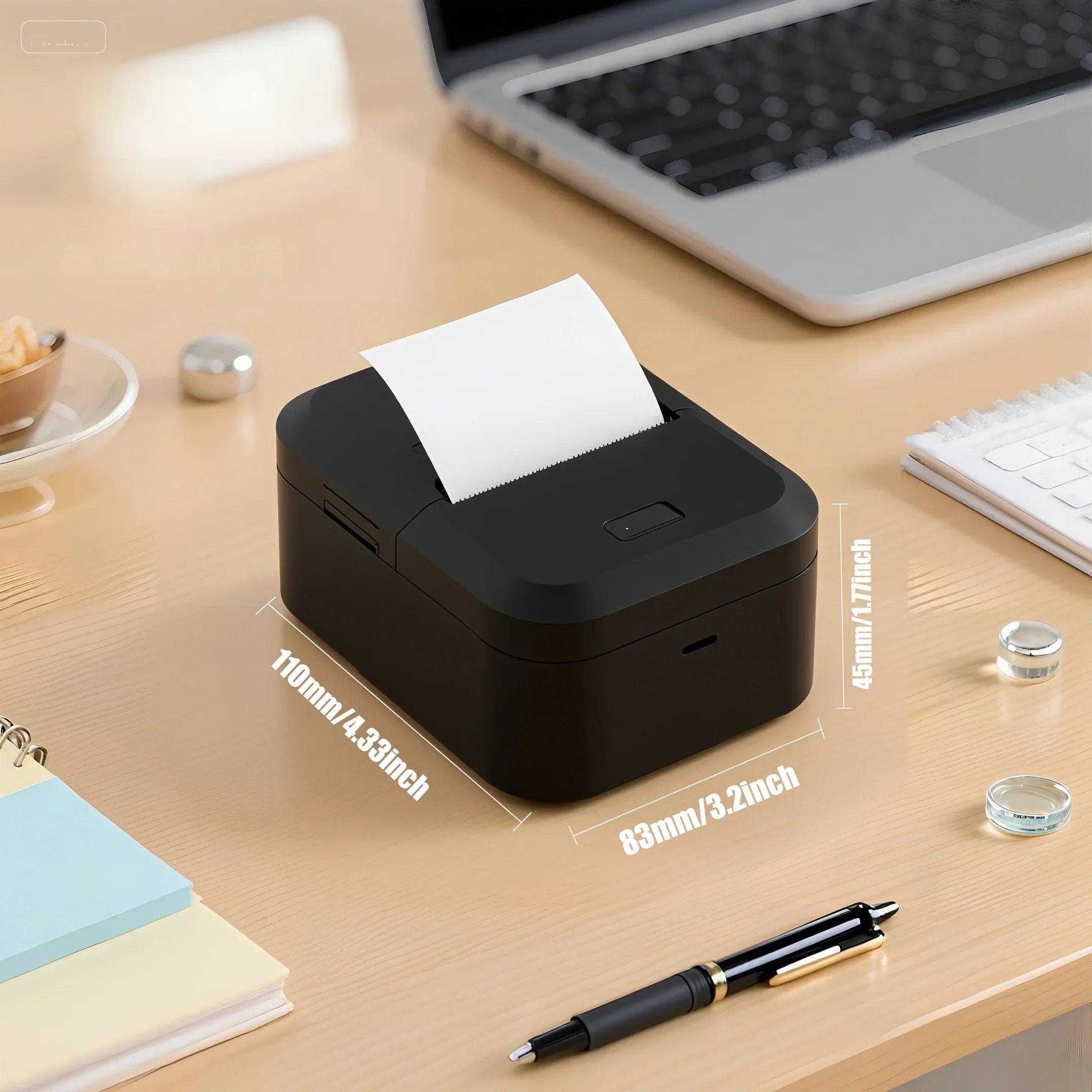 Bluetooth Thermal Label Printer Inkless Mini Sticker Maker for DIY & Gifts - Image 2