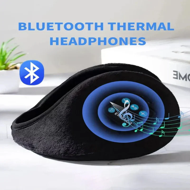 Bluetooth Wireless Music Earmuffs Winter Warm Velvet Sports Ear Muffs for Running - Image 3