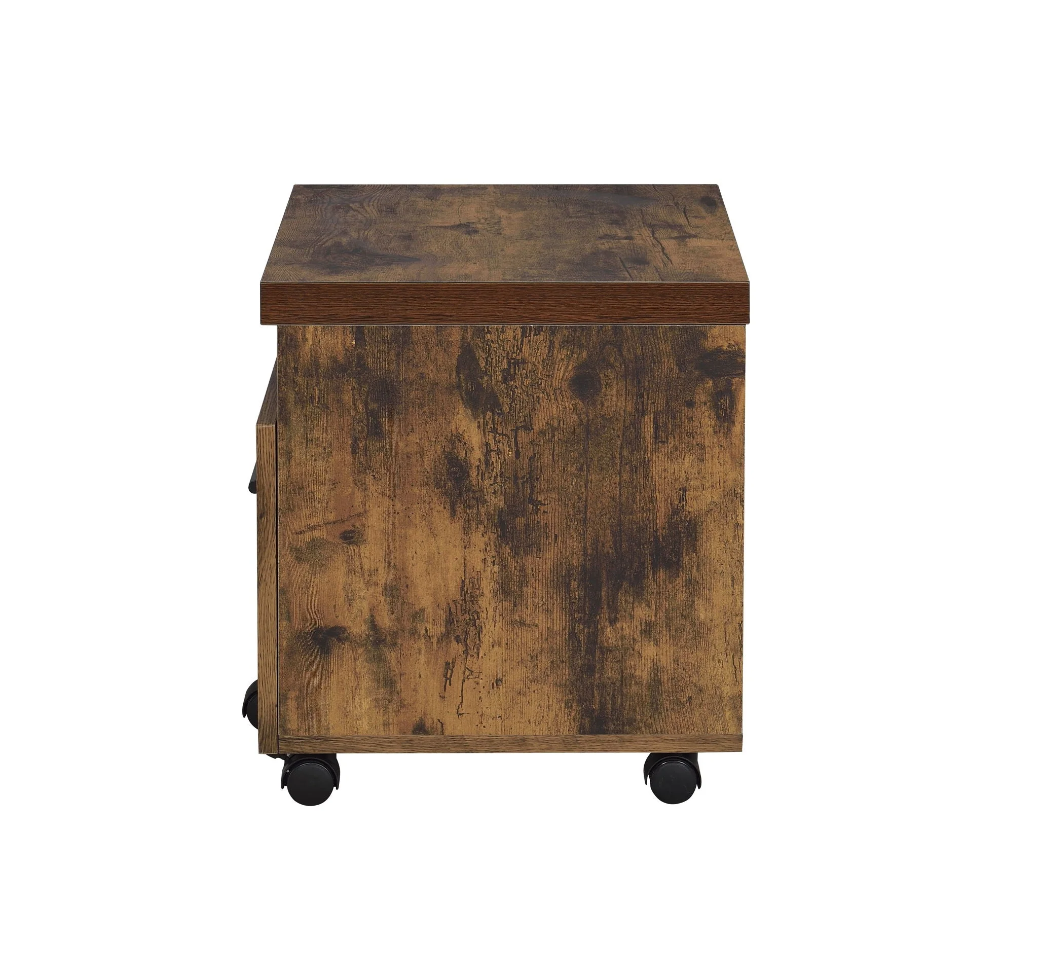 Bob - File Cabinet - Weathered Oak / Black - Image 2
