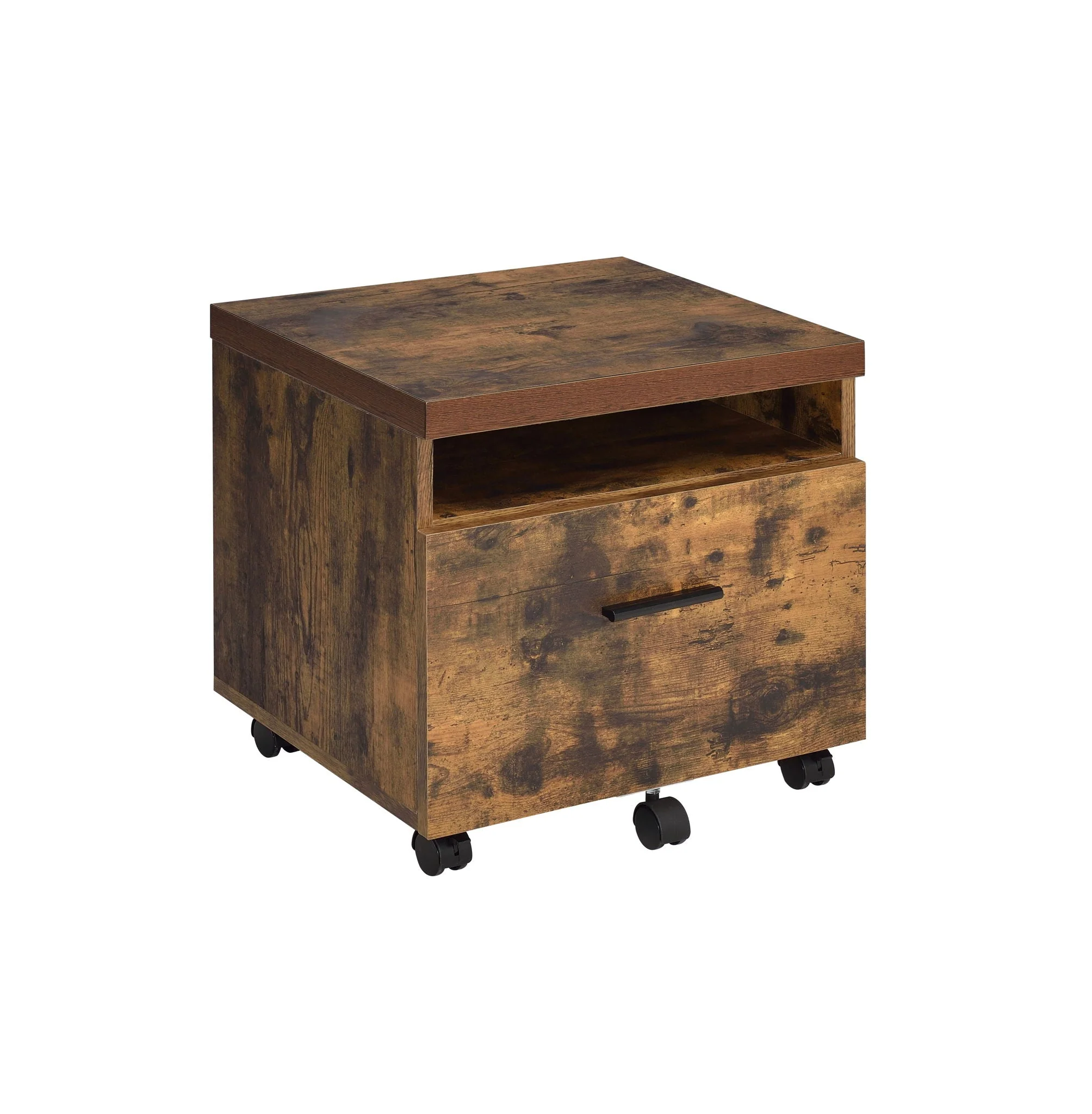 Bob - File Cabinet - Weathered Oak / Black - Image 3