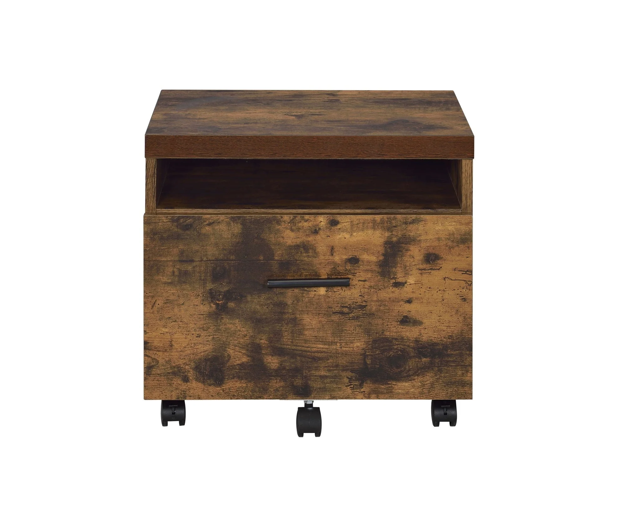 Bob - File Cabinet - Weathered Oak / Black - Image 4
