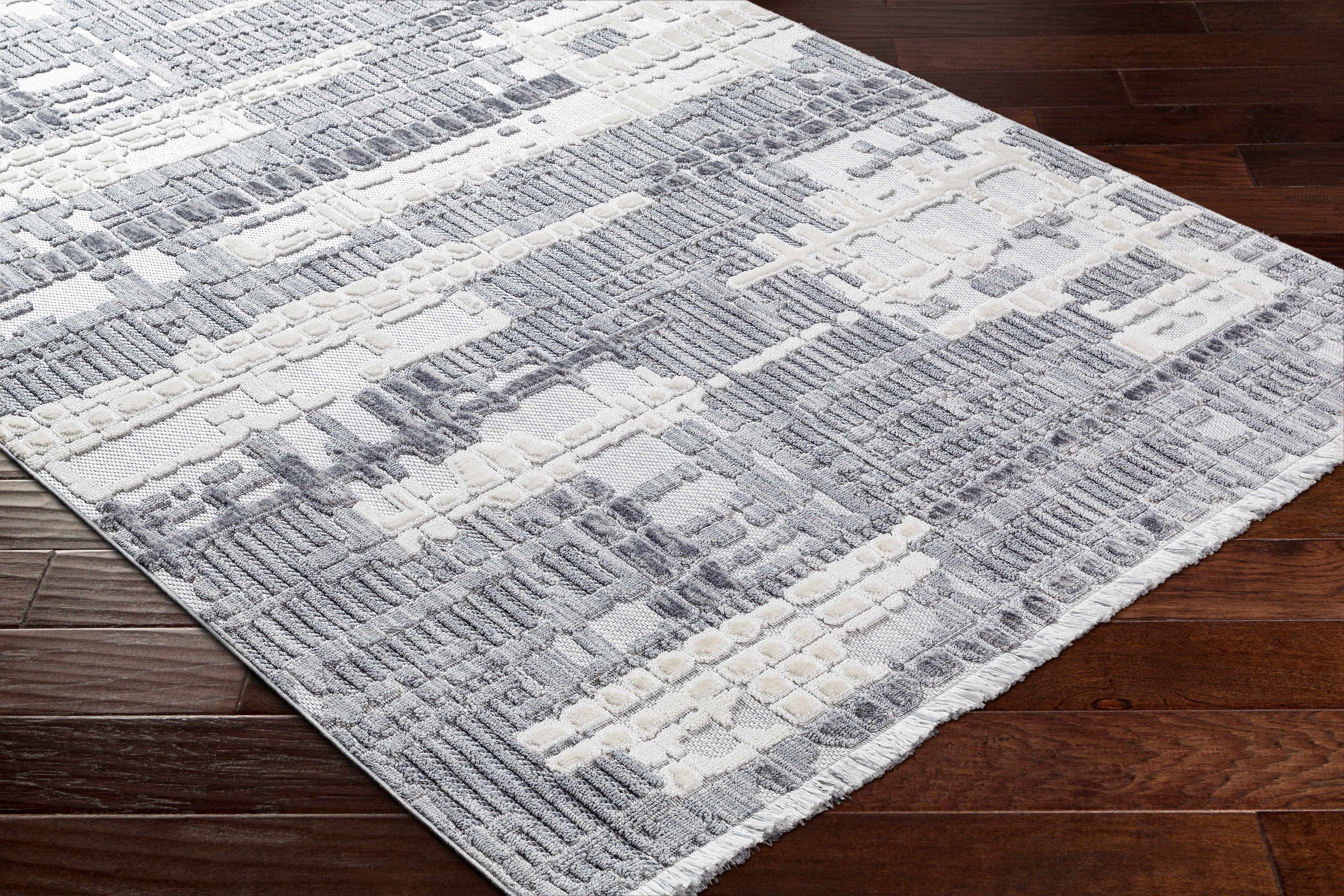 Bodhi Textured Saxony Rug with Fringes - Clearance - Image 5