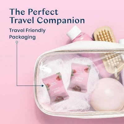 Body Restore Rose Shower Steamers with 100% Natural Essential Oils 6ct - Image 3