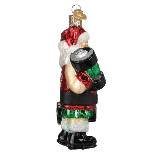 Bodybuilder Santa Christmas Ornament - Image 5