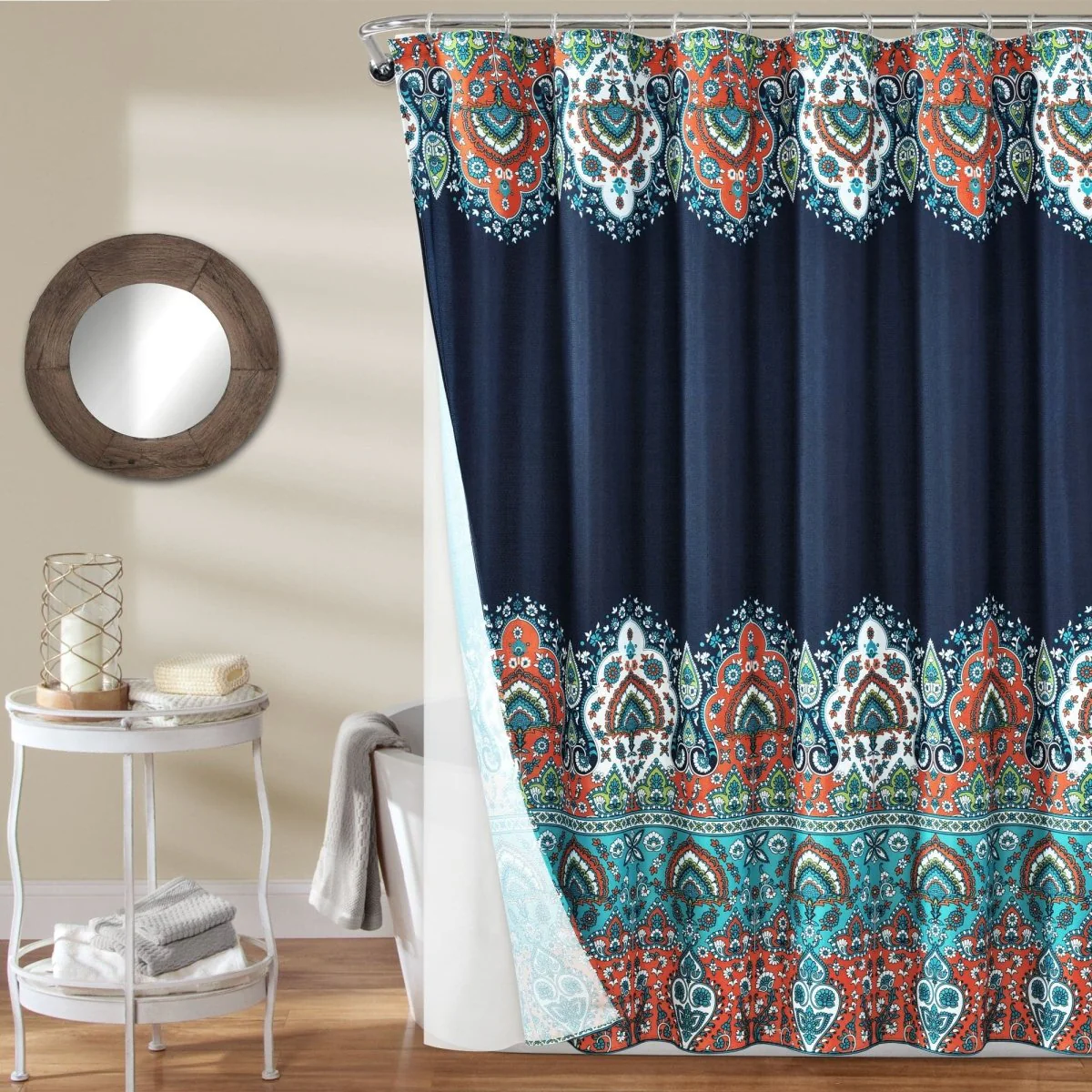 Bohemian Meadow Shower Curtain 14 Piece Complete Set - Image 2