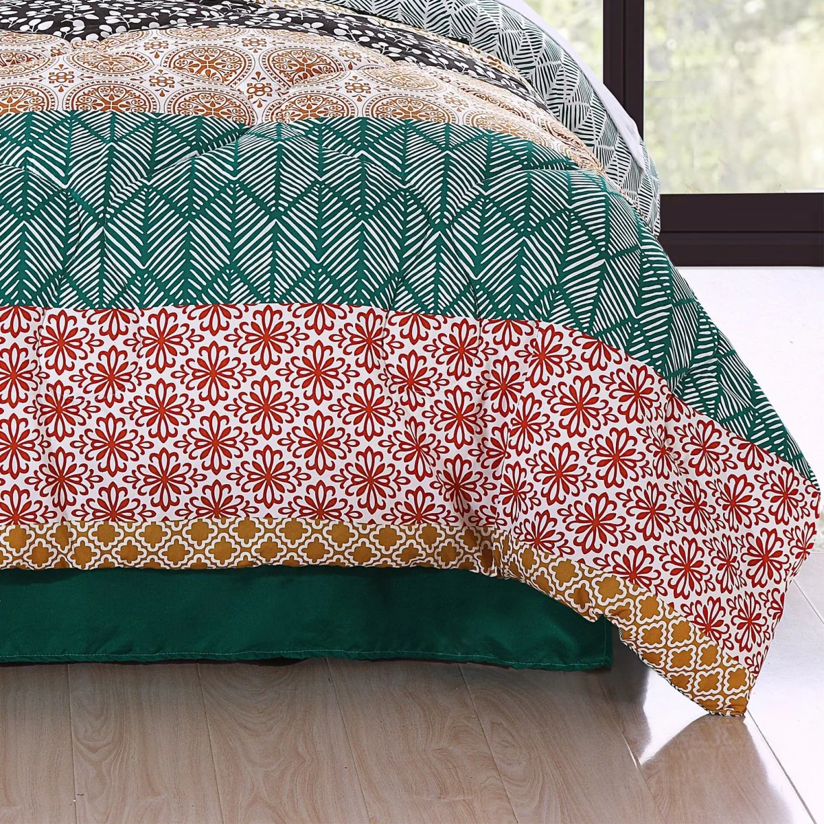Bohemian Stripe 7 Piece Comforter Set - Image 5