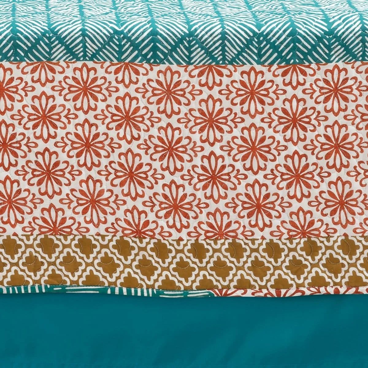 Bohemian Stripe Cotton Daybed Cover 6 Piece Set - Image 2