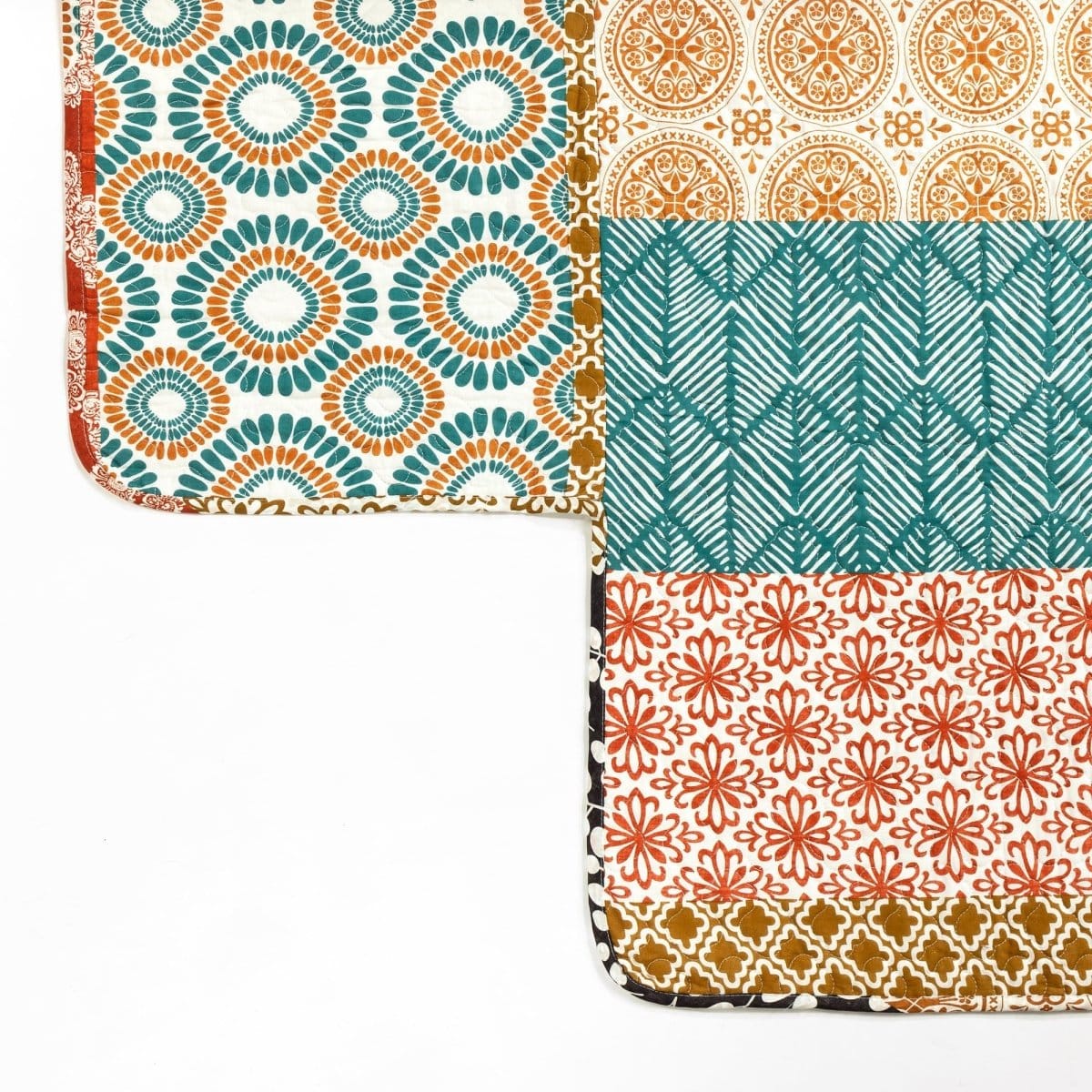 Bohemian Stripe Cotton Daybed Cover 6 Piece Set - Image 3