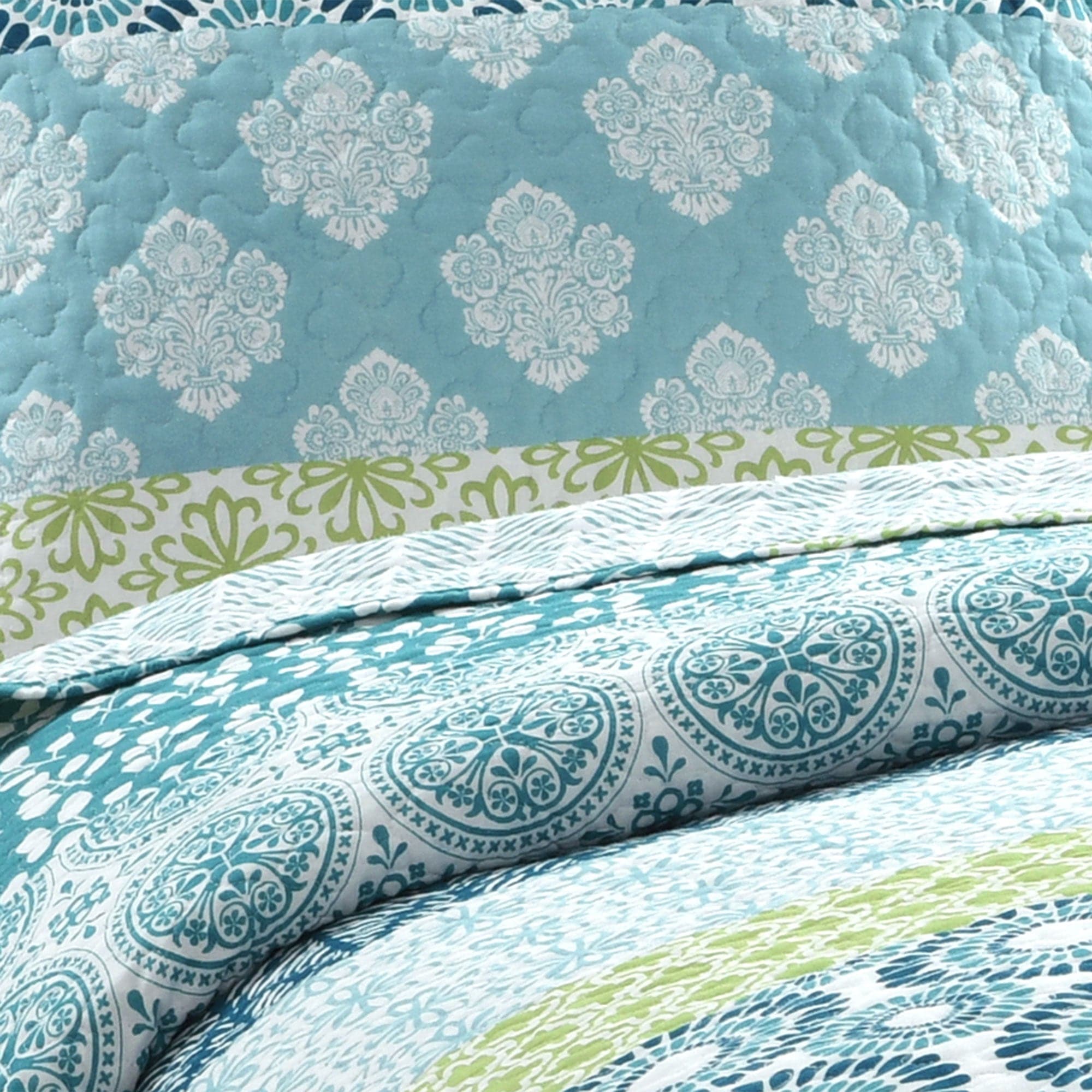 Bohemian Stripe Quilt 3 Piece Set - Image 11