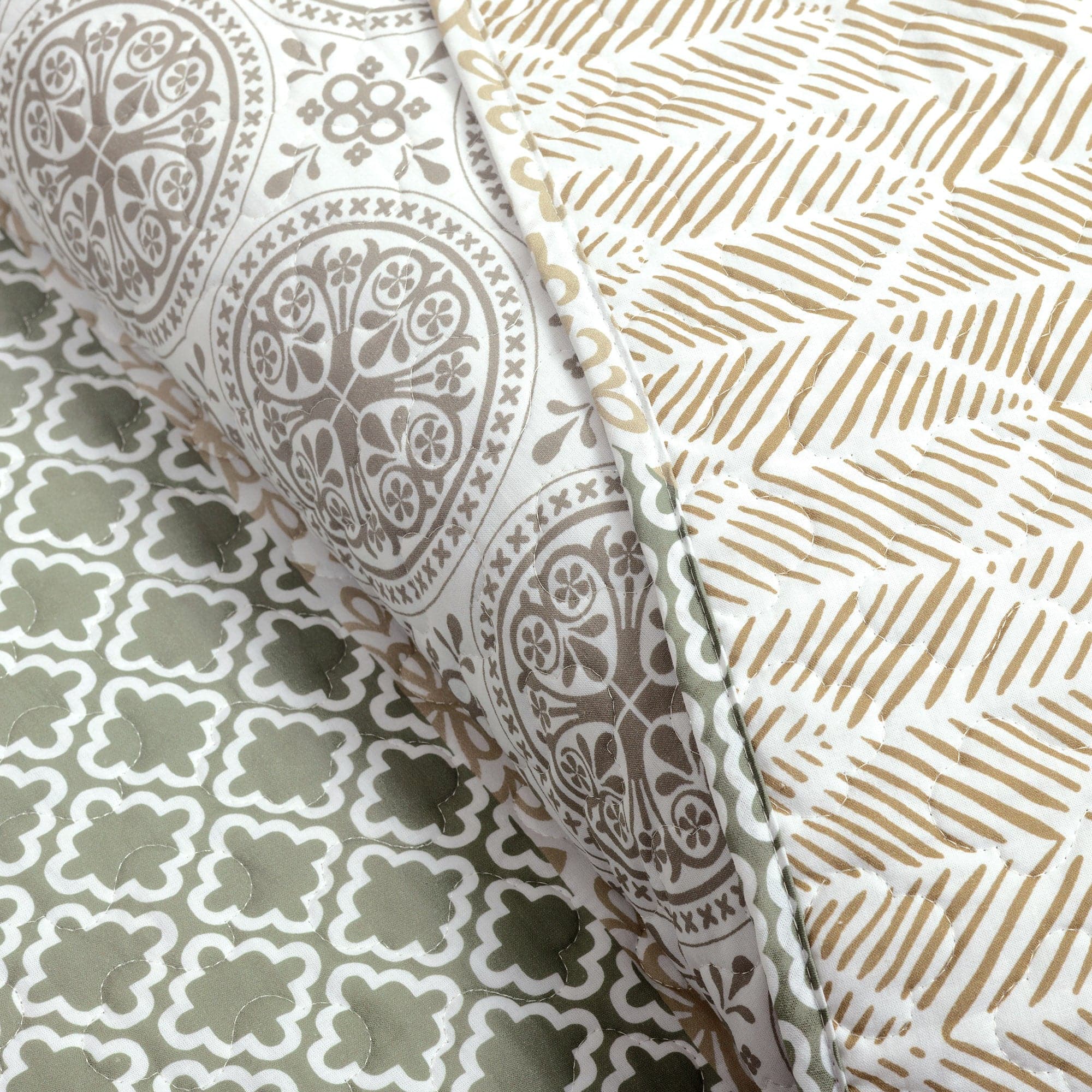 Bohemian Stripe Quilt 3 Piece Set - Image 39
