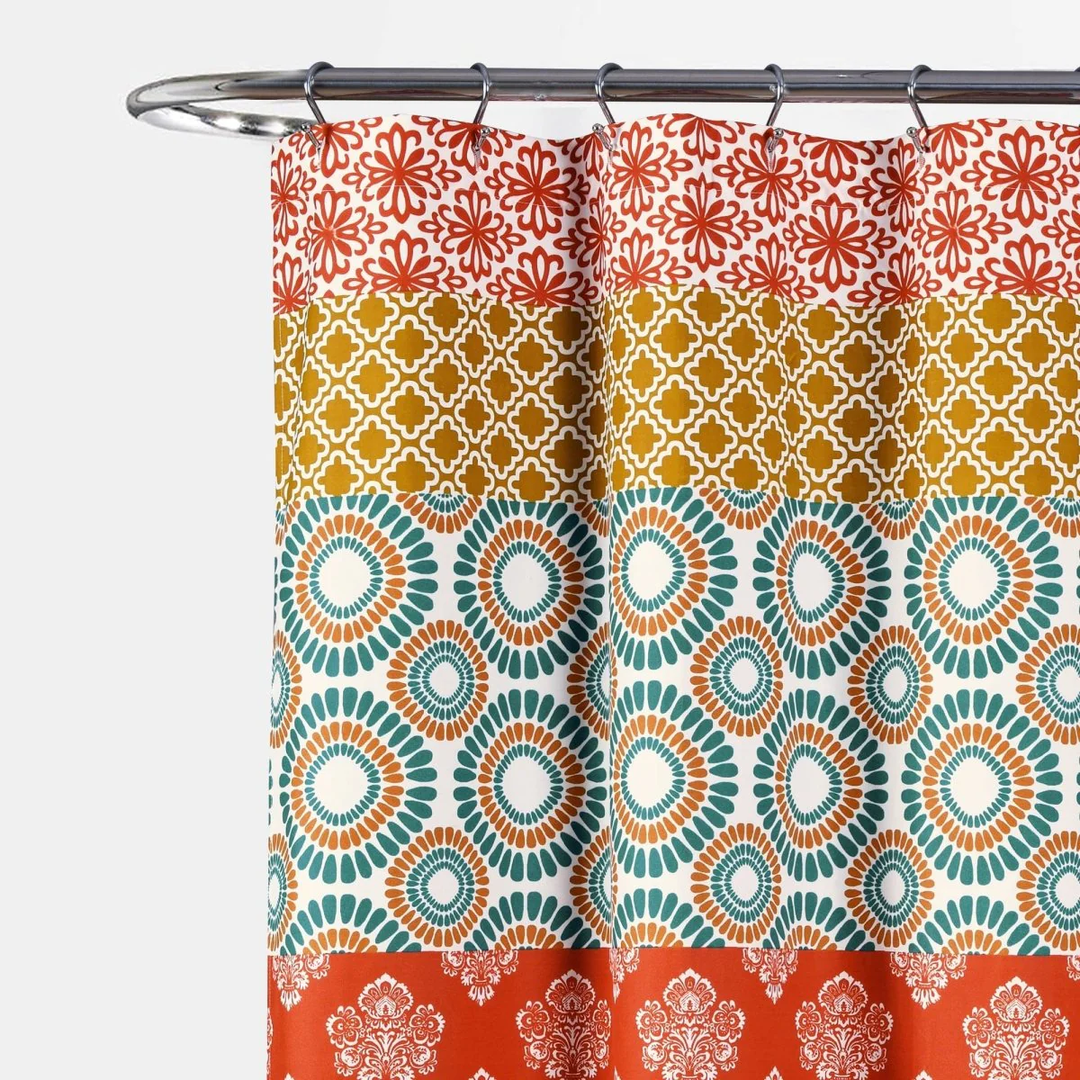 Bohemian Stripe Shower Curtain - Image 10