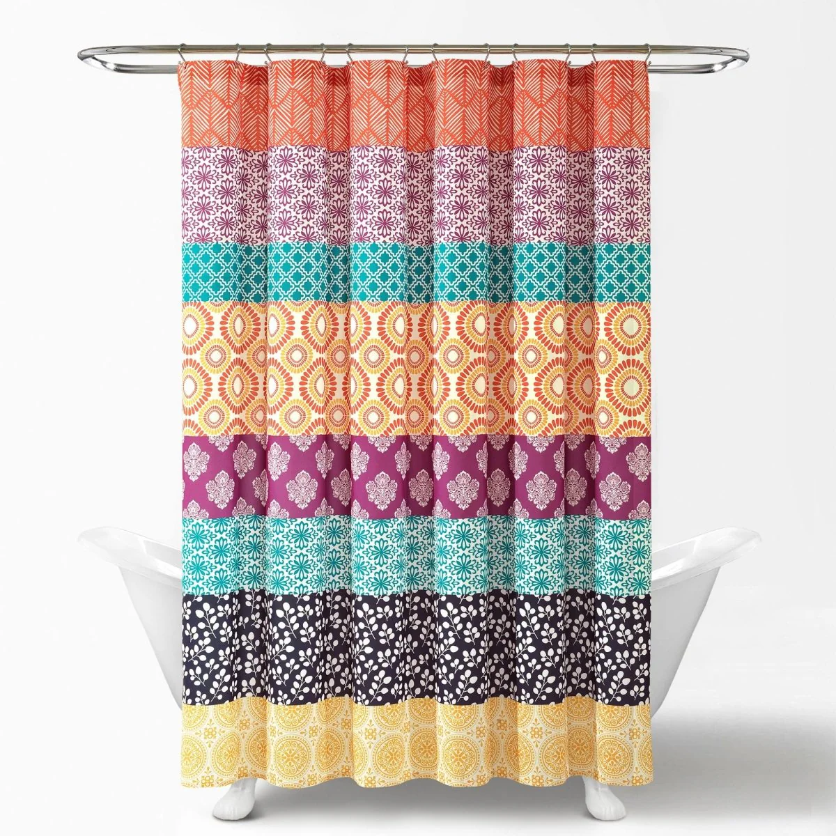 Bohemian Stripe Shower Curtain - Image 12