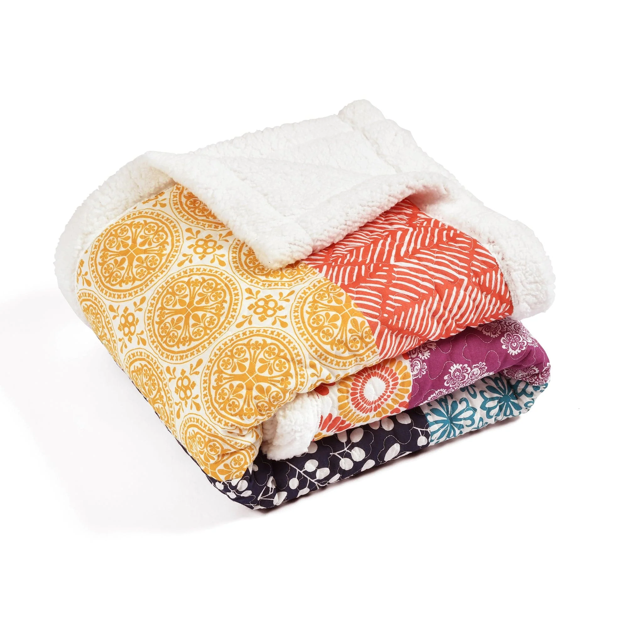 Bohemian Stripe Throw Sherpa - Image 3