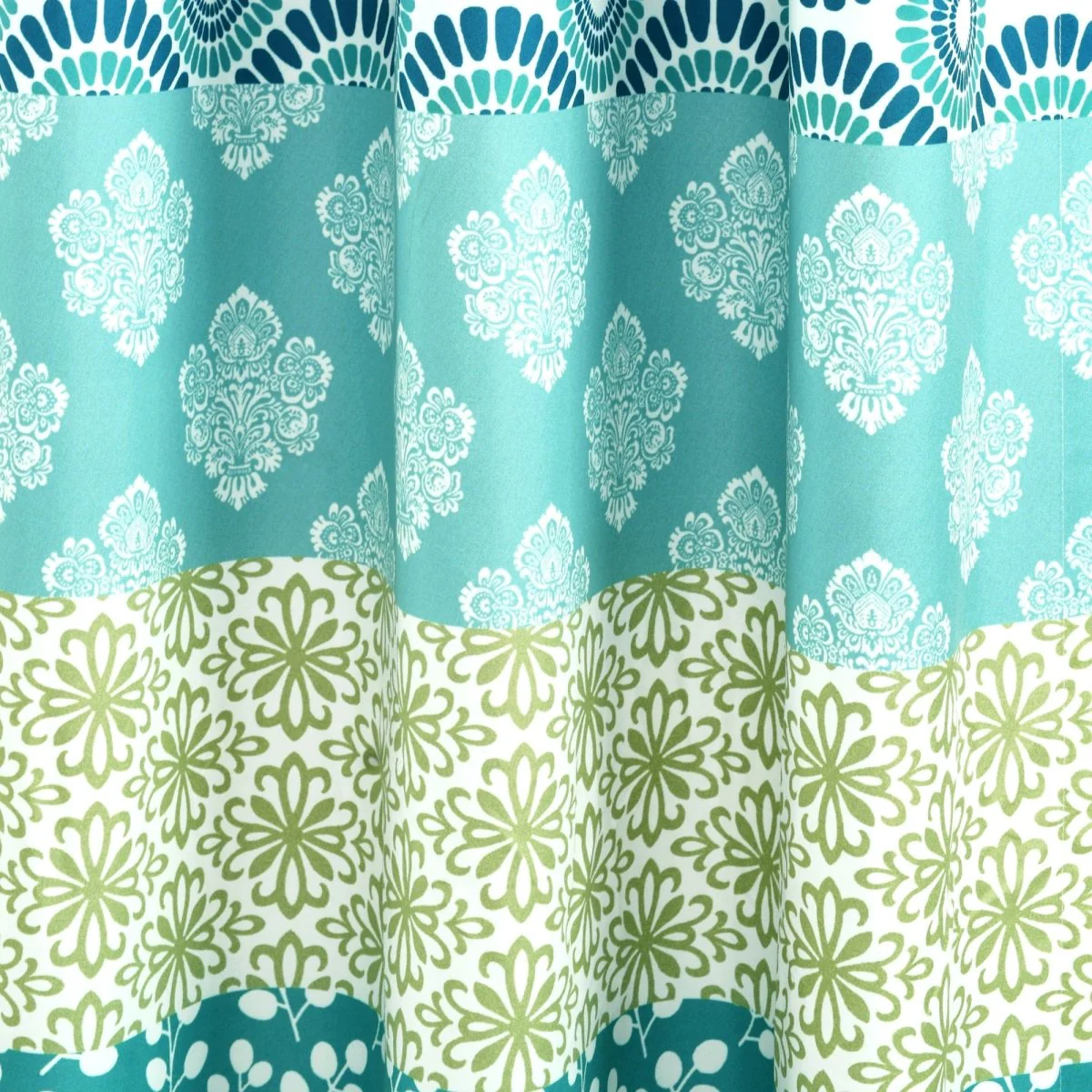 Bohemian Stripe Window Curtain Panel Set - Image 18