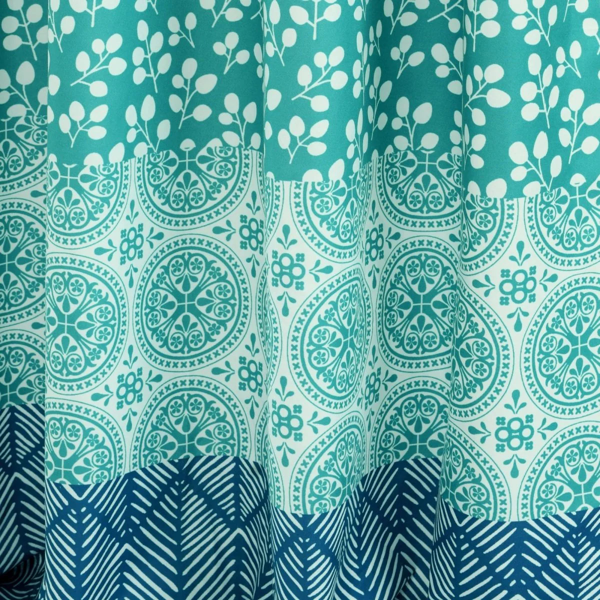 Bohemian Stripe Window Curtain Panel Set - Image 19