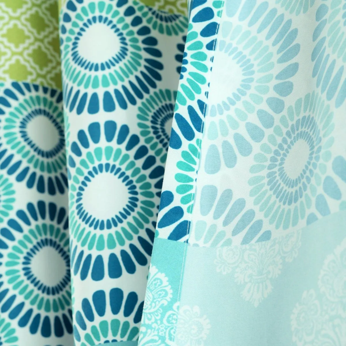 Bohemian Stripe Window Curtain Panel Set - Image 22