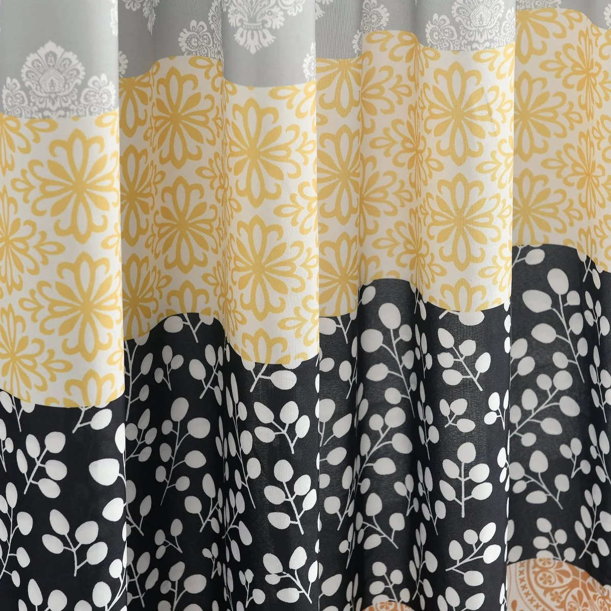 Bohemian Stripe Window Curtain Panel Set - Image 26
