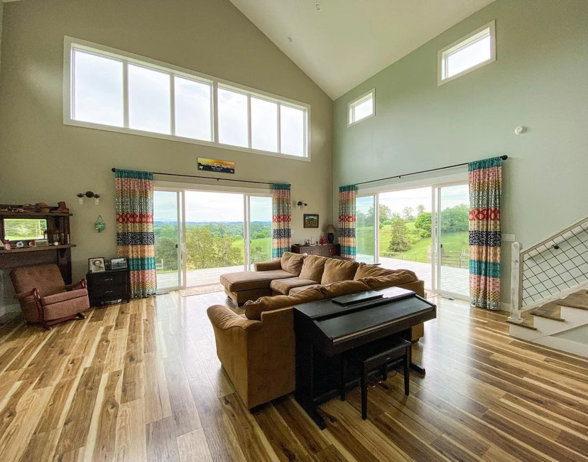 Bohemian Stripe Window Curtain Panel Set - Image 5