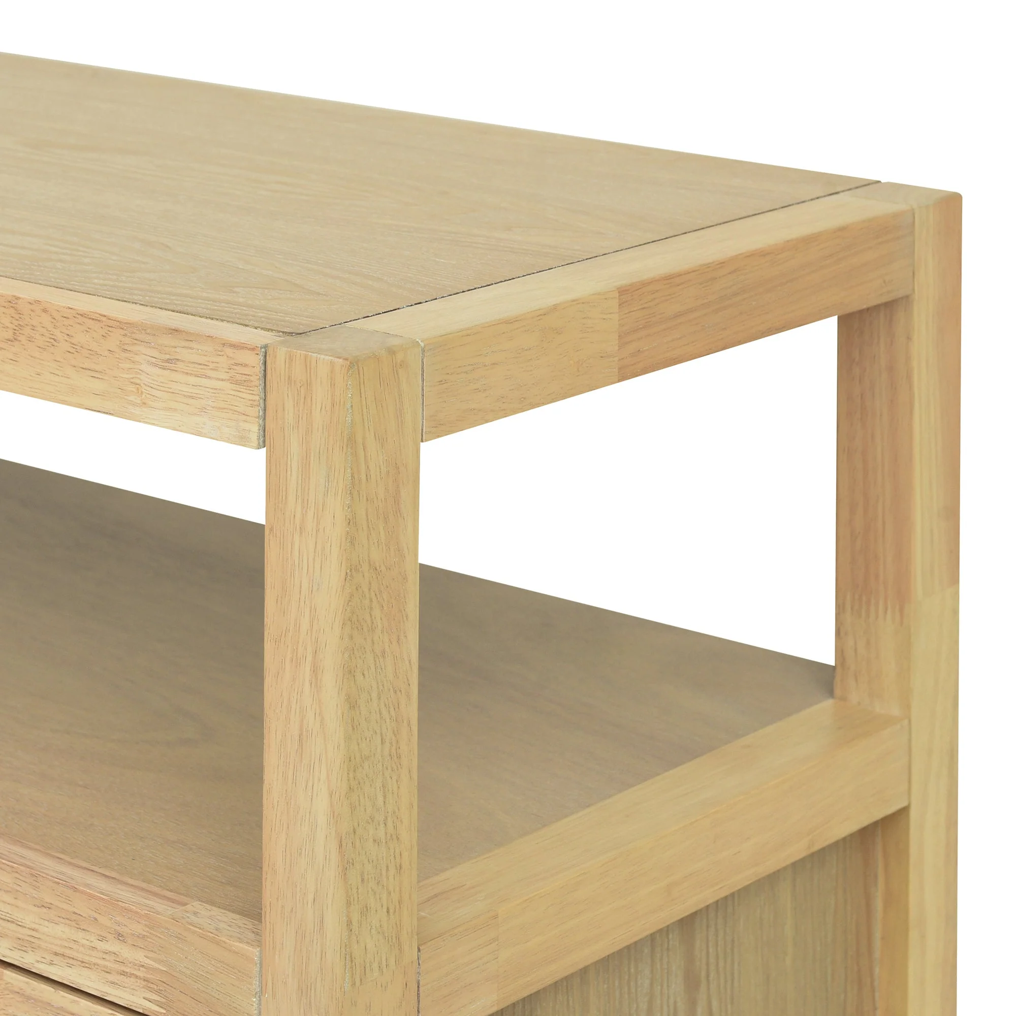 Bohemian Style Rattan Buffet Storage Cabinet with Solid Wood Frame - Image 29